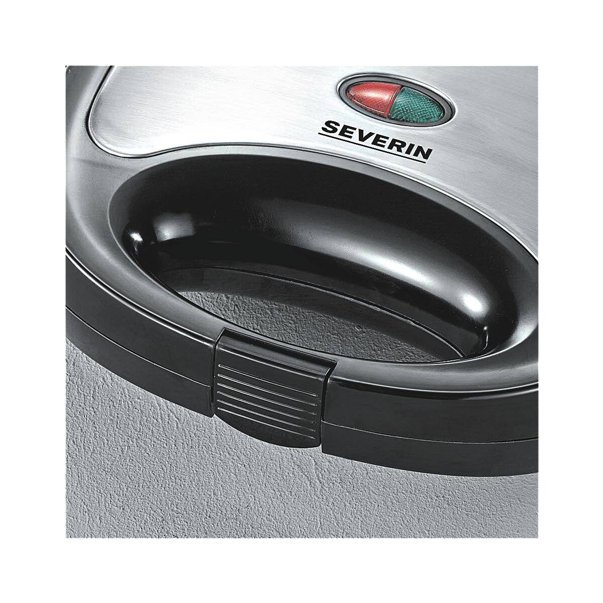 Severin SA 2969 Sandwich-Toaster Schwarz, Edelstahl-4