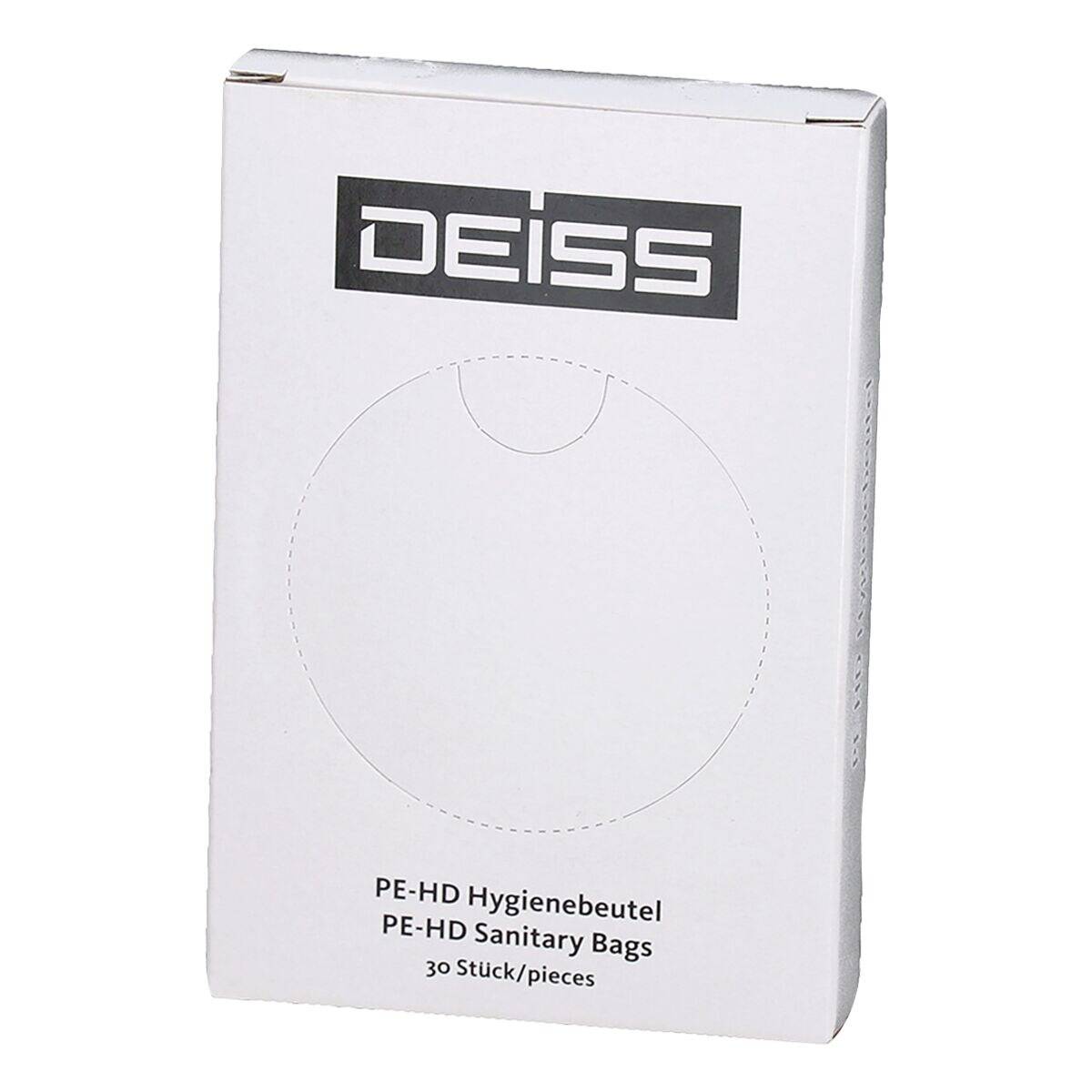 Deiss 30 Hygienebeutel in Spenderbox »STANDARD®« aus HDPE weiß-2