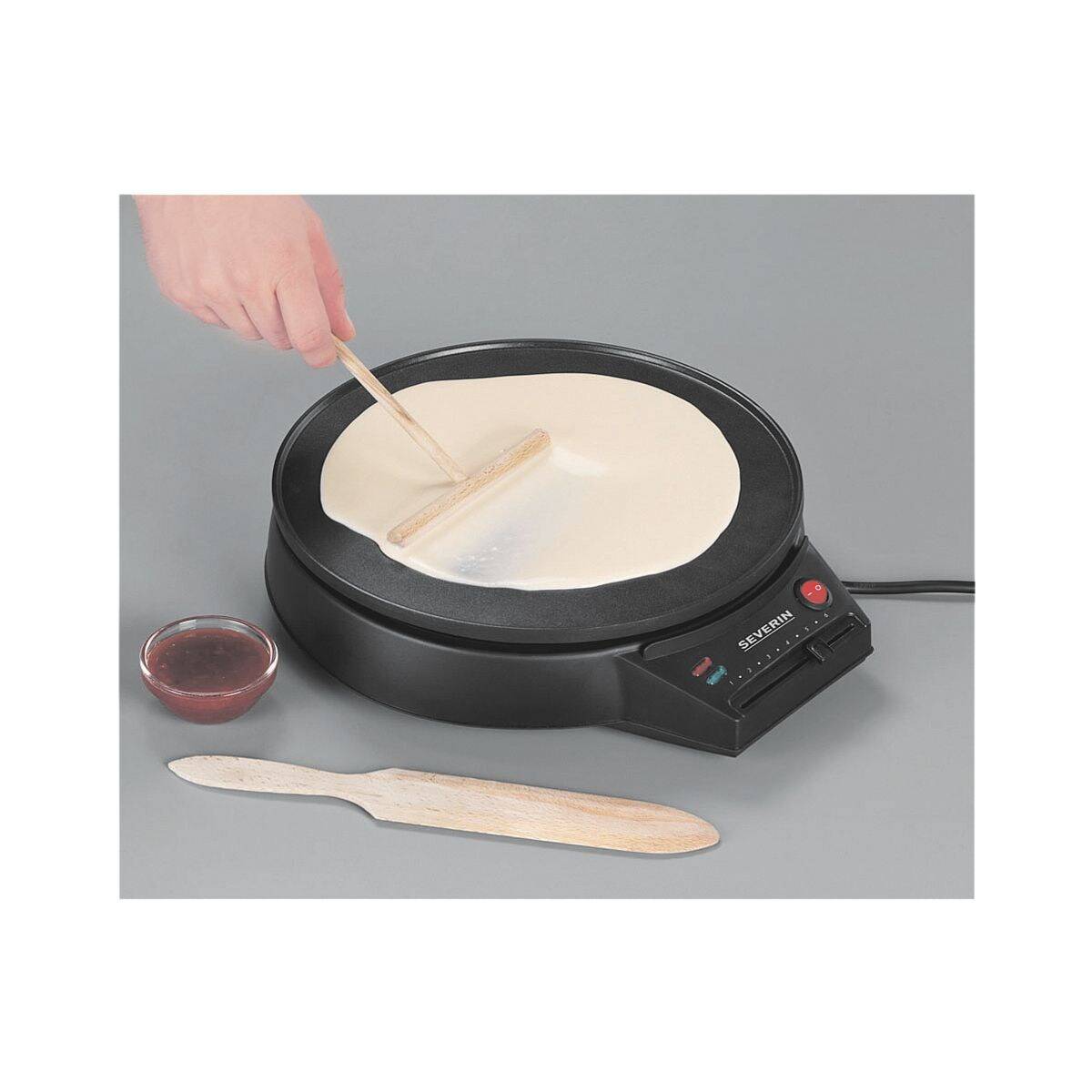 Severin Crepes Maker CrepesMaker 30cm black Black CM 2198 (CM 2198)-3