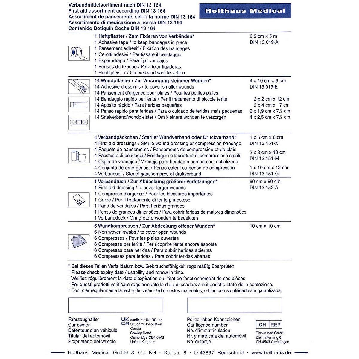 Holthaus Medical Auto-Verbandtasche »Klassik«-1