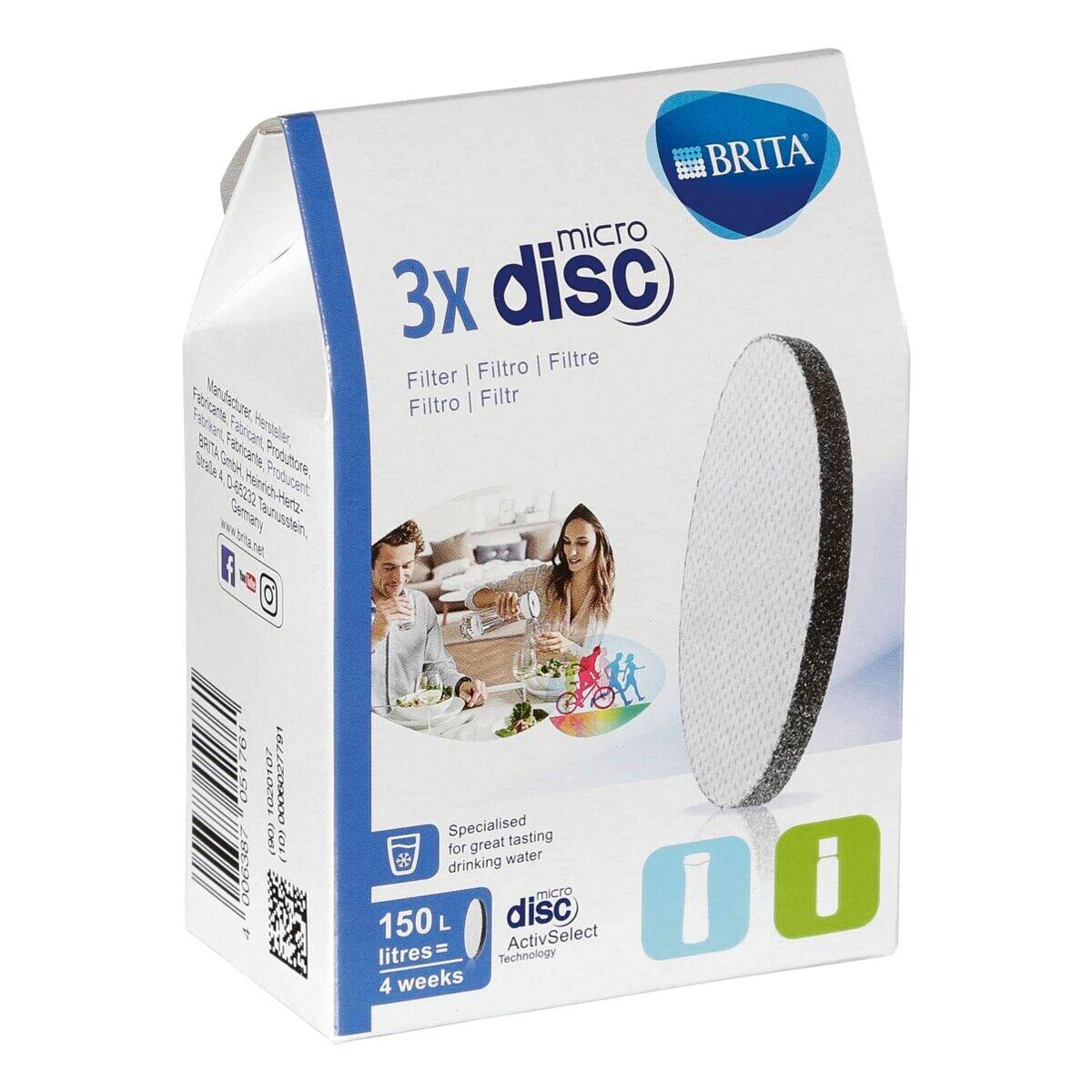 Brita Wasserfilter »MicroDisc«, 3er-Nachfüllpack-1