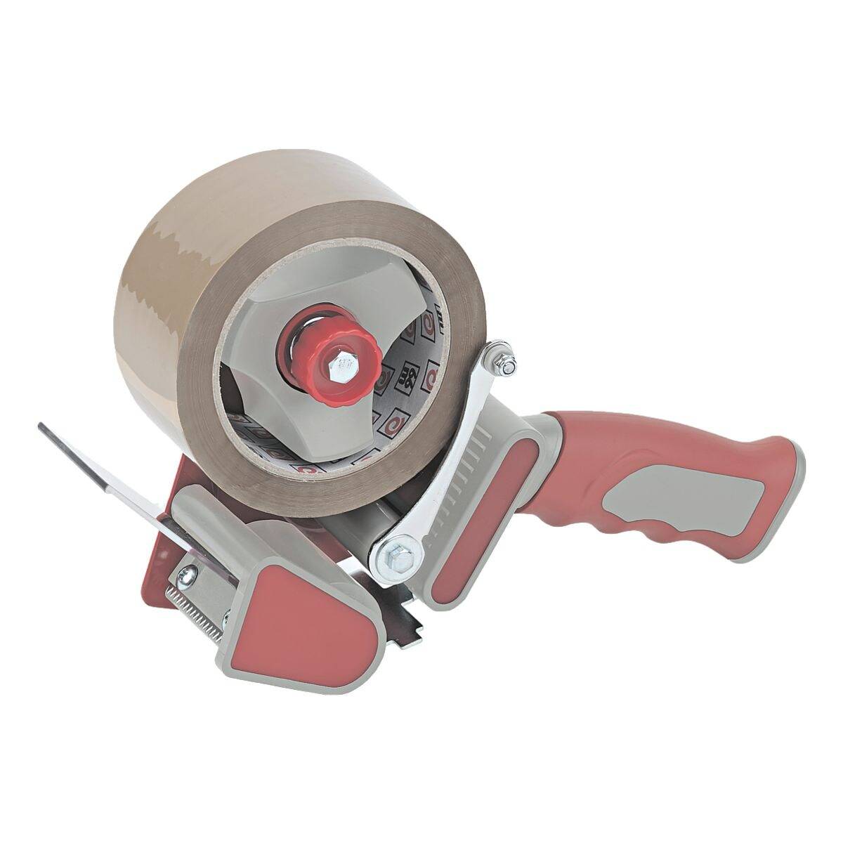 HECKMANN - Packbandabroller grau/rot-0
