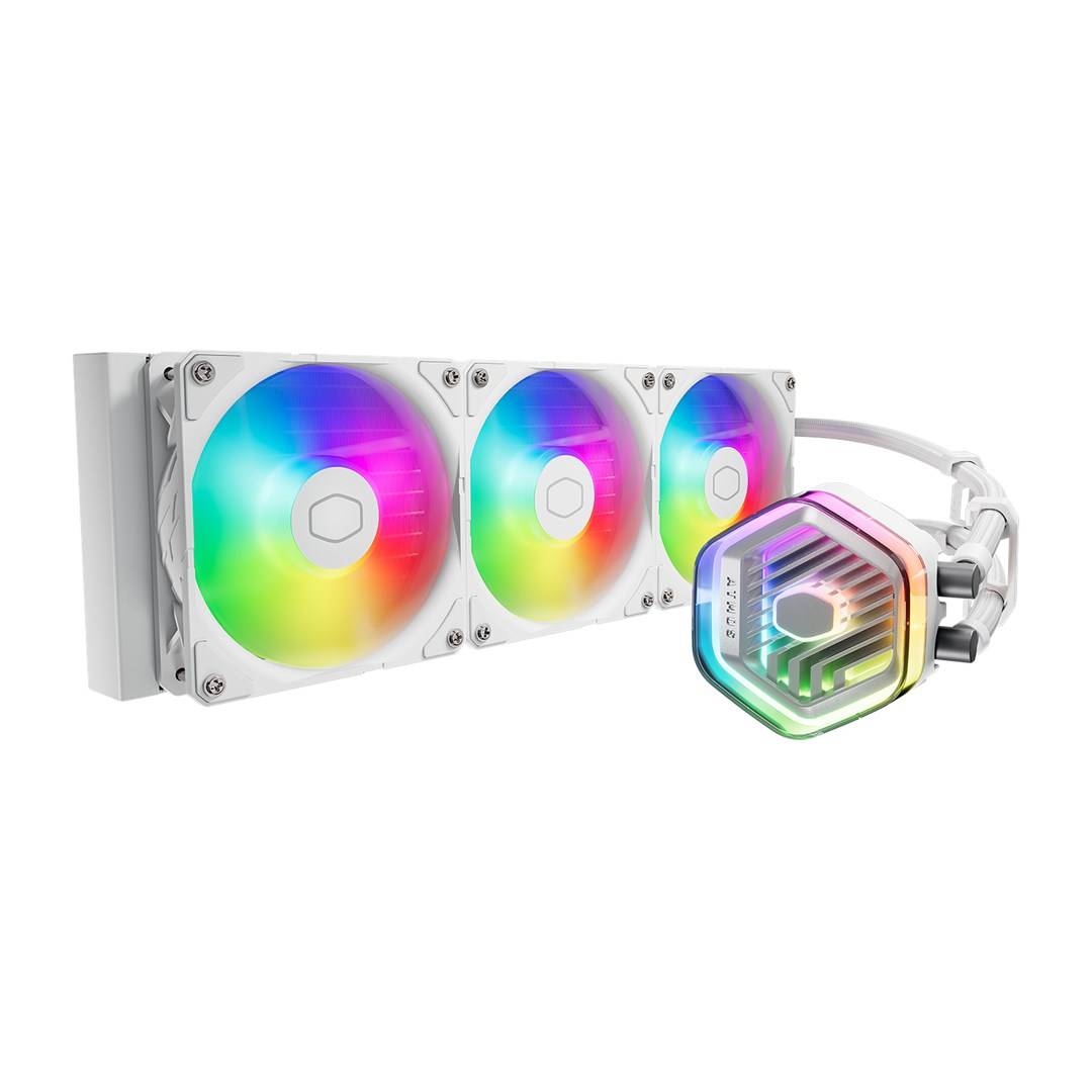 Cooler Master MLX-D36M-A25PZ-RW MasterLiquid 360 Atmos ARGB White-1