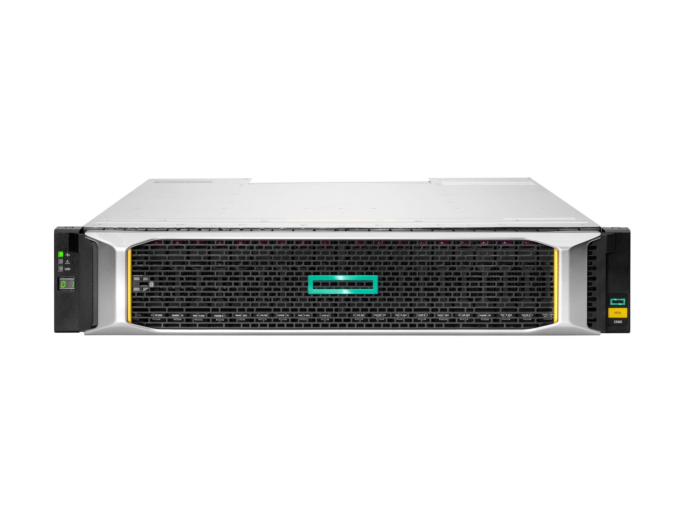 HPE Modular Smart Array 2062 10GbE iSCSI SFF Storage - 6th Generation - Festplatten-Array - 3.84 TB - 24 Schächte-1