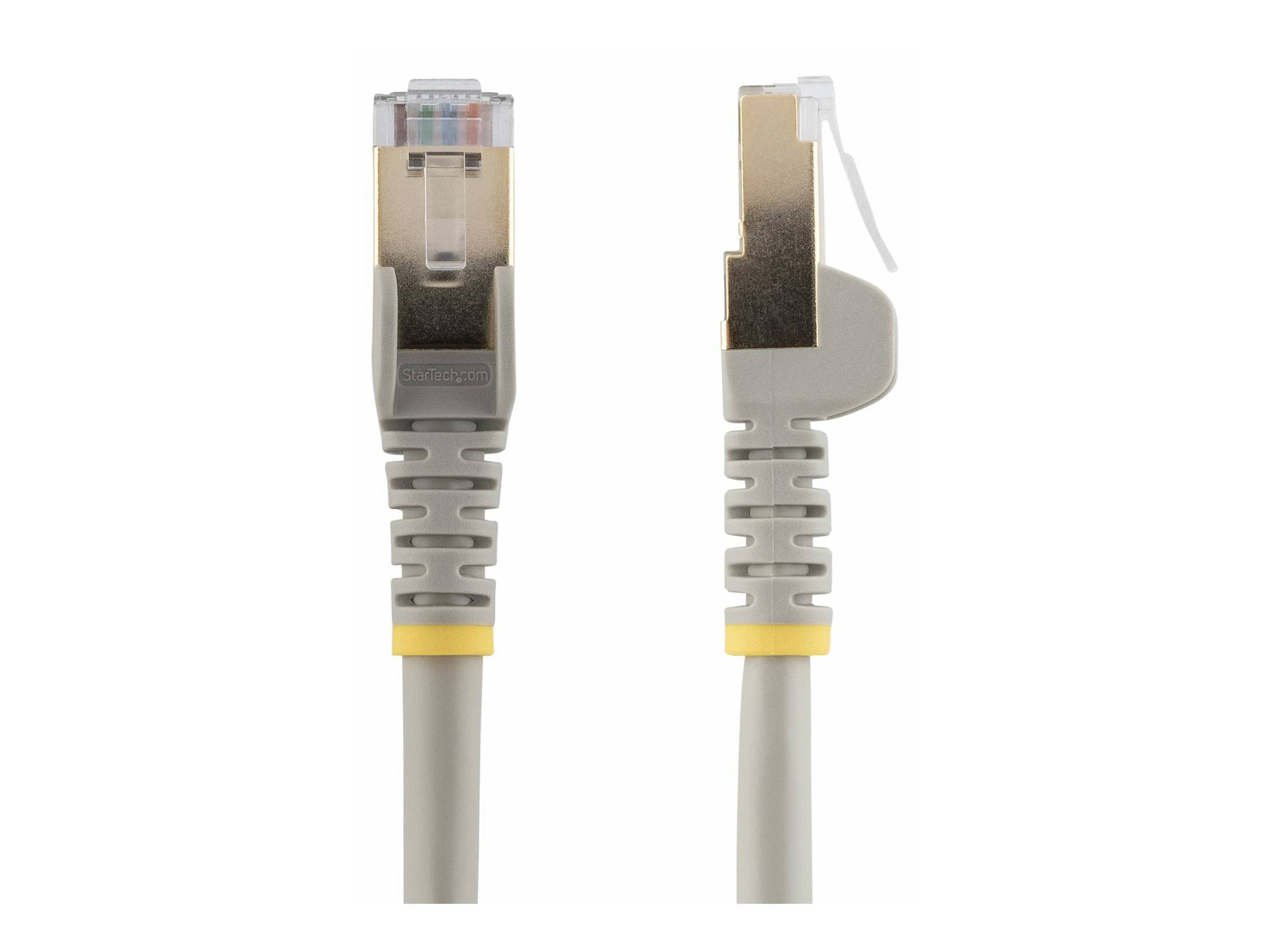 StarTech.com 1.5m CAT6A Ethernet Cable, 10 Gigabit Shielded Snagless RJ45 100W PoE Patch Cord, CAT 6A 10GbE STP Network-0