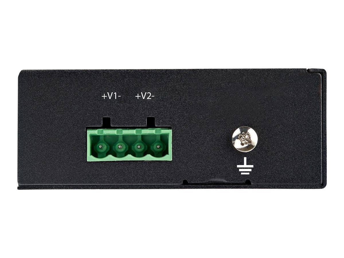 StarTech.com Industrial Gigabit Ethernet PoE Injector - 30W 802.3at PoE + Midspan 48V-56VDC Hutschiene Power over-1