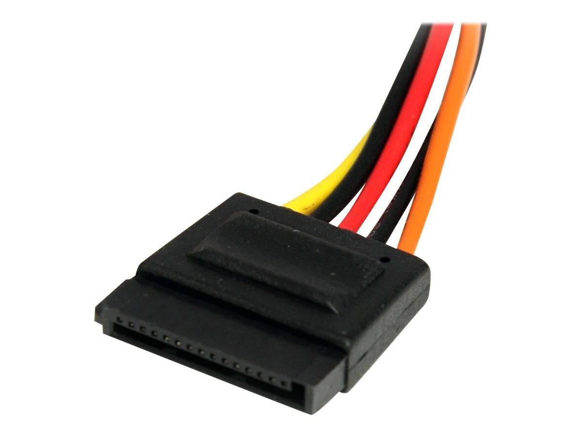 StarTech.com SATA Verlängerung 30cm - S-ATA 15 Pin Stromverlängerung Stecker / Buchse - interne Serial-ATA-1