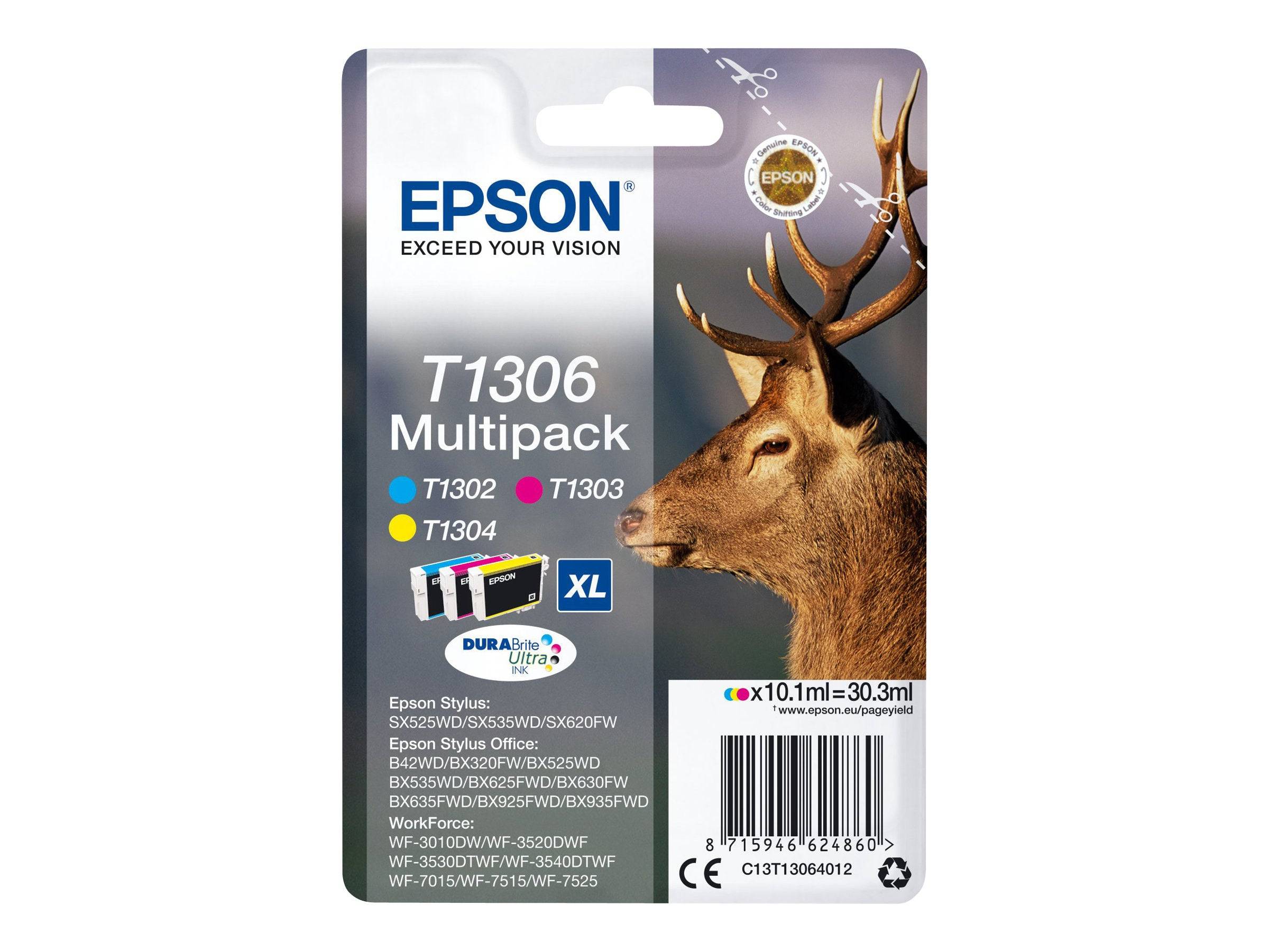 Epson T1306 Multipack - 3er-Pack - 30.3 ml-0