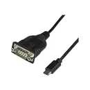 StarTech.com StarTech USB-C auf Seriell Adapter mit COM Retention - USB C zu RS232 Kabel - USB C zu DB9 Kabel - Windows