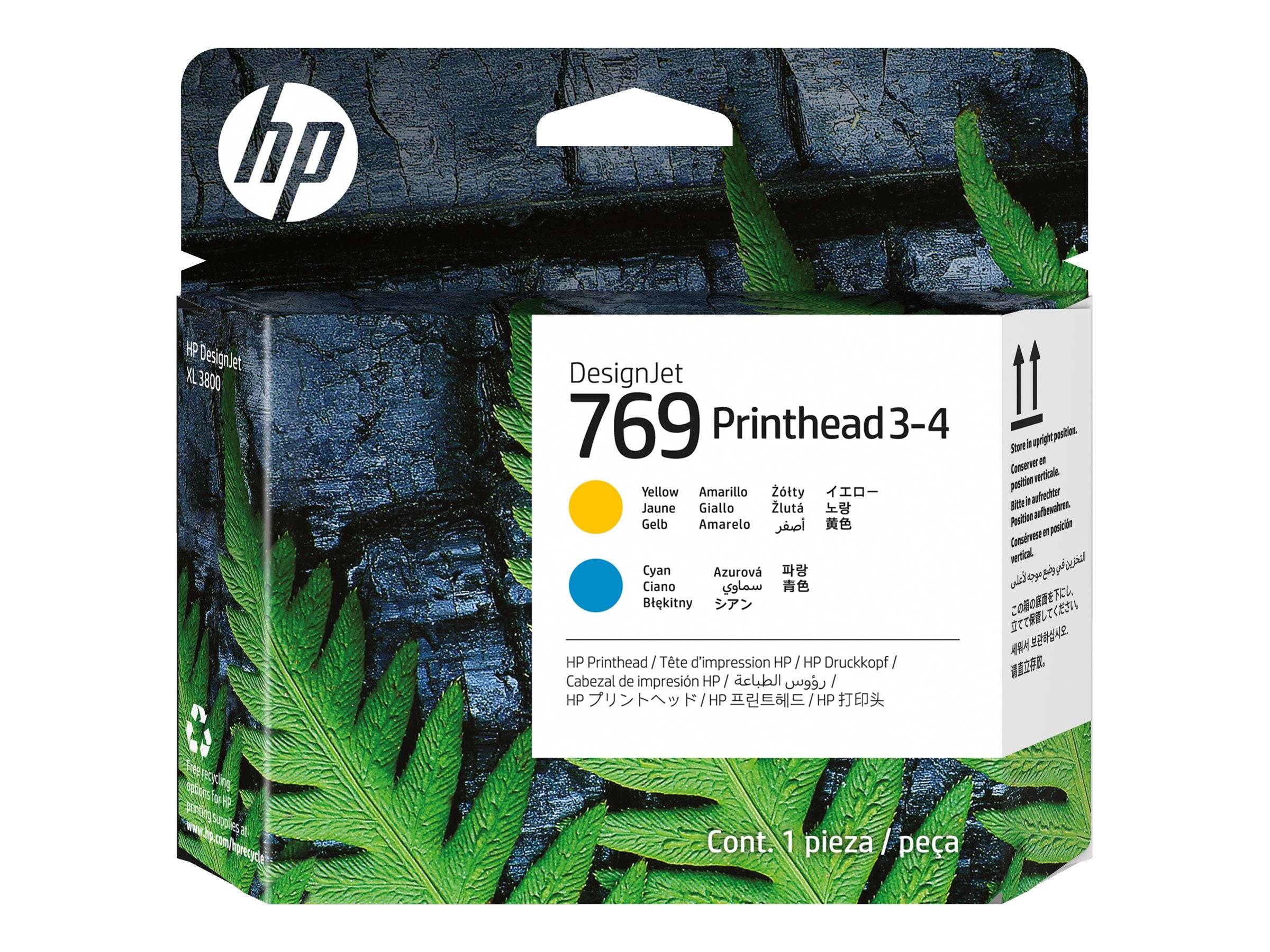 HP 769 - Gelb, Cyan - original - DesignJet - Druckkopf - für DesignJet XL 3800 --1