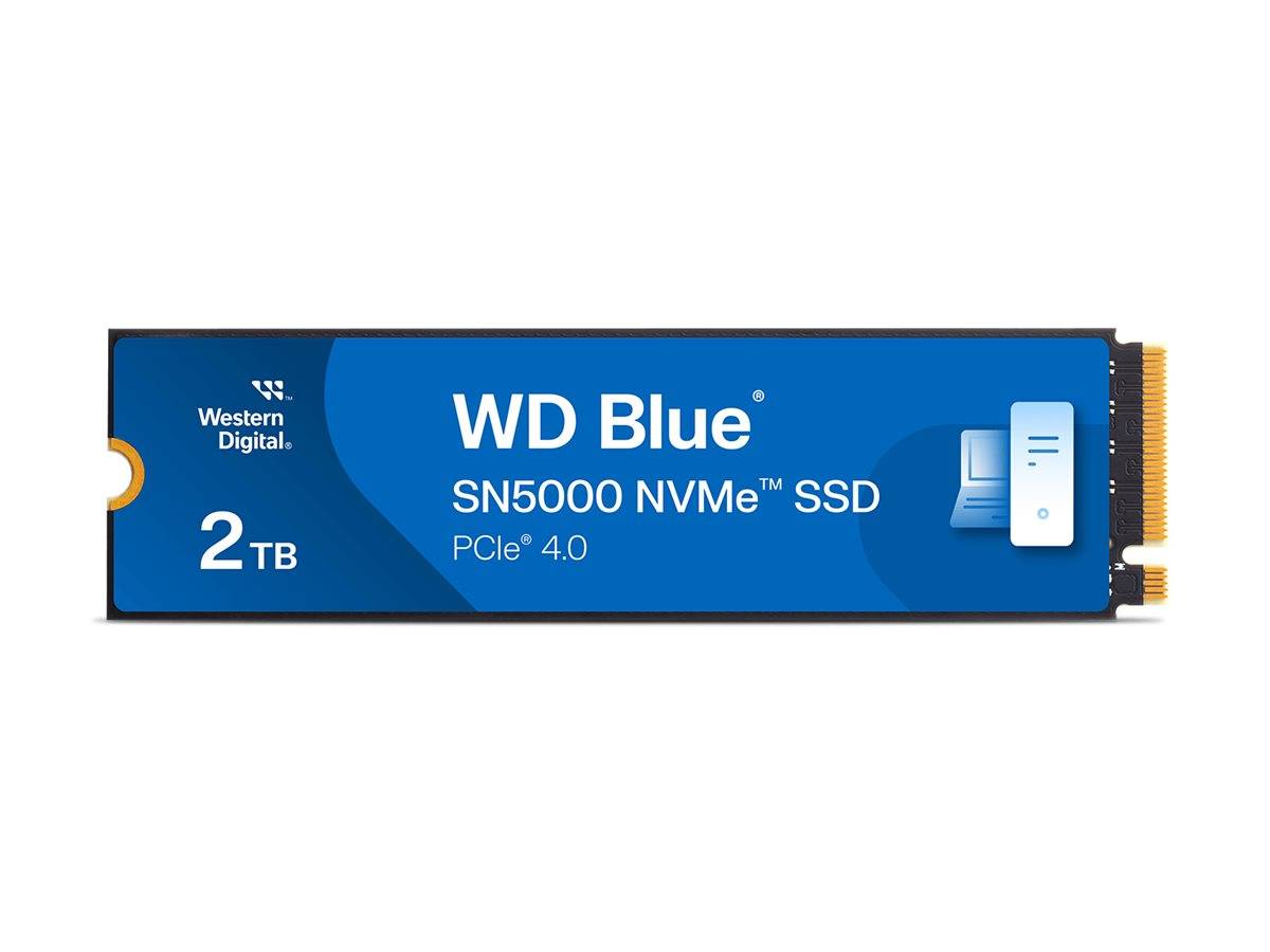 WD Blue Sn5000 NVMe SSD m.22 TB - intern - M.2 2280 - PCIe 4.0 x4 (NVMe)-1