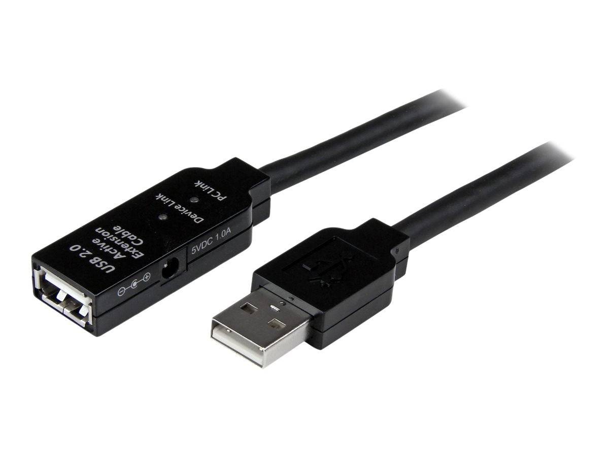 StarTech.com 20m aktives USB 2.0 Verlängerungskabel - Stecker/Buchse - USB 2.0 High Speed Kabel Verlängerung --0