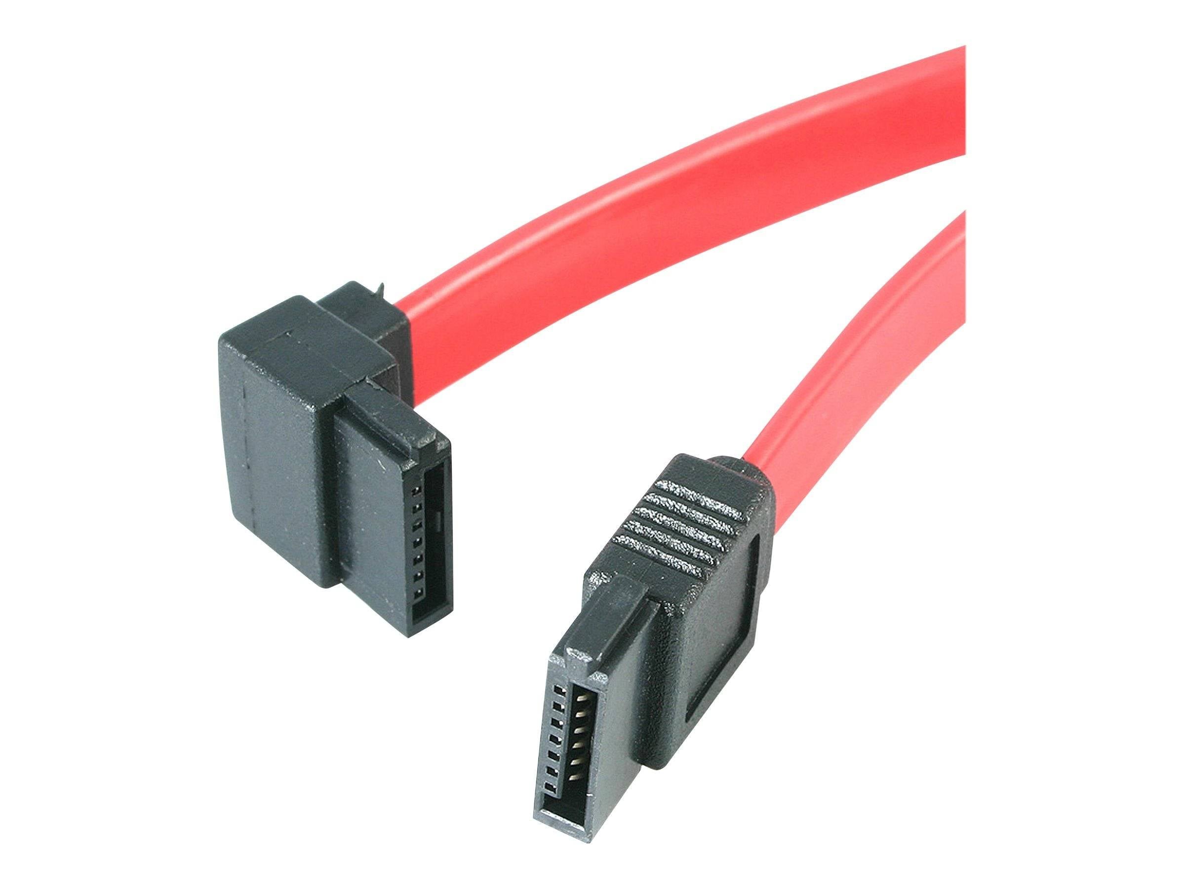 StarTech.com 45cm SATA Kabel links gewinkelt - Serial-ATA Anschlusskabel St/St --1
