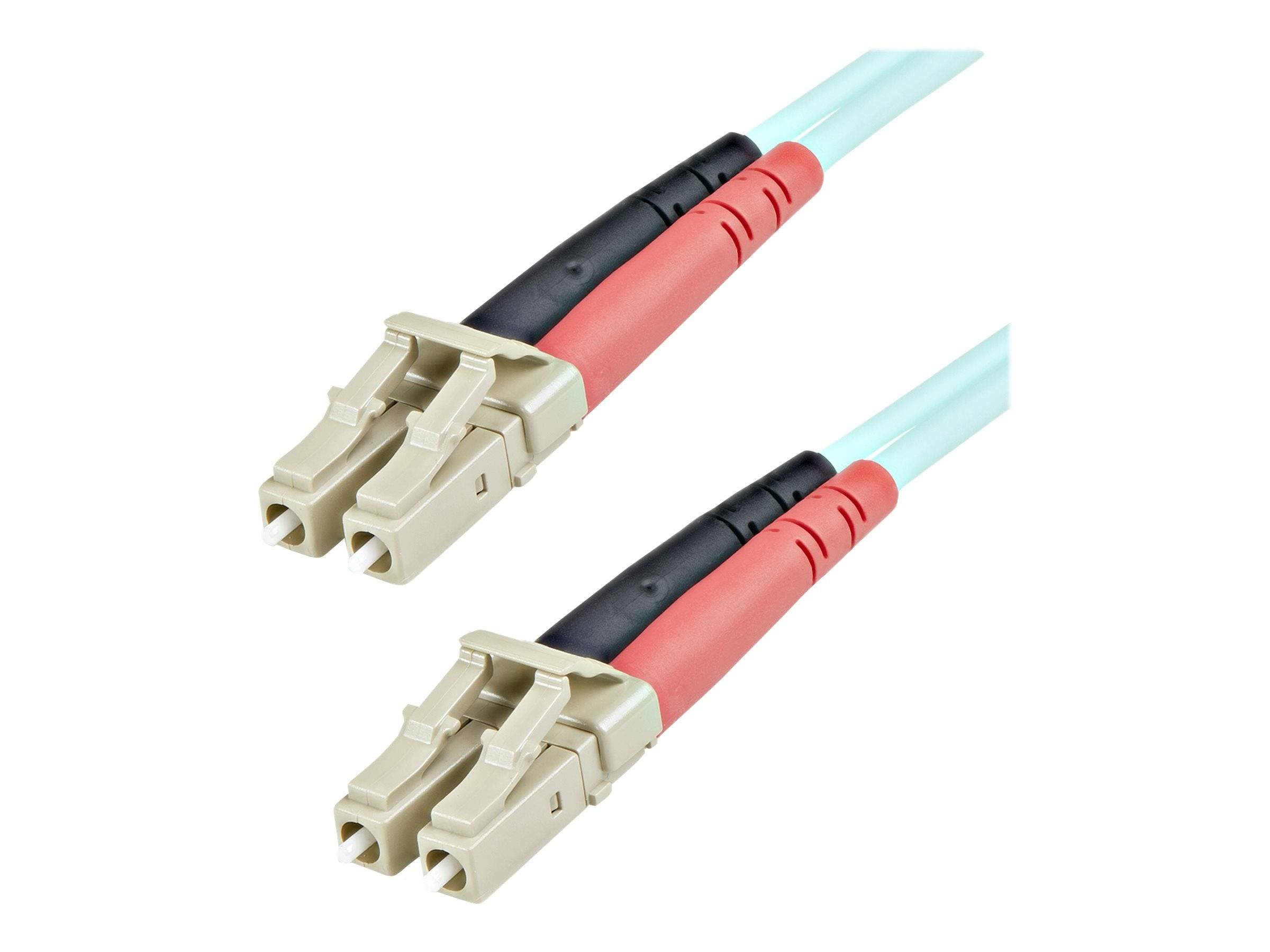 StarTech.com 1 m OM3 LWL Patchkabel, Multimode-Glasfaserkabel, LC auf LC - Patch-Kabel - LC Multi-Mode (M)-0