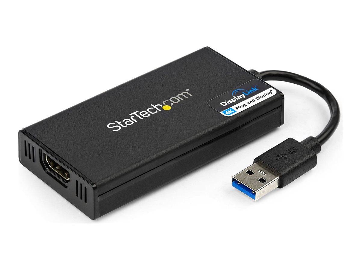 StarTech.com Startech USB 3.0 to HDMI Adapter, 4K 30Hz Ultra HD, DisplayLink Certified, USB Type-A to HDMI Display-0