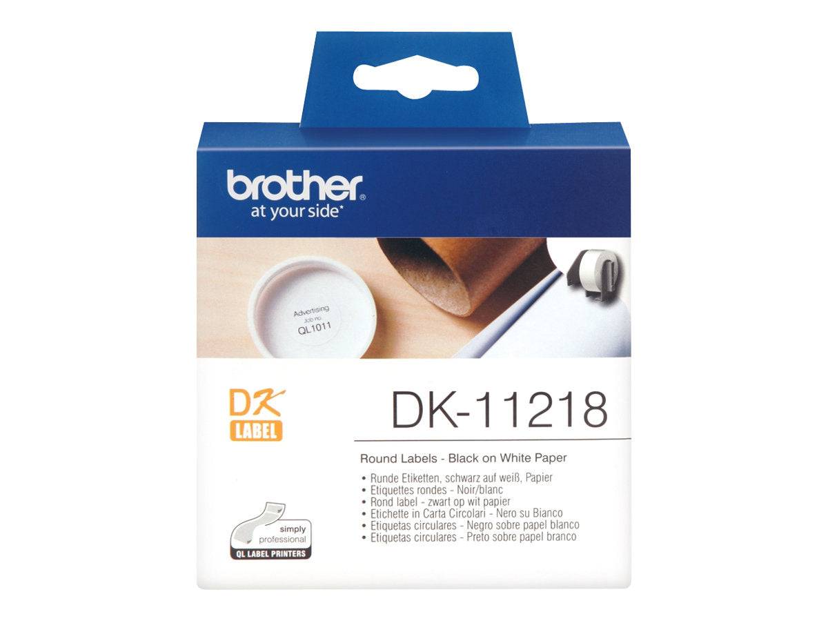 Brother DK-11218 - Schwarz auf Weiß - Rolle (2,4 cm)-0