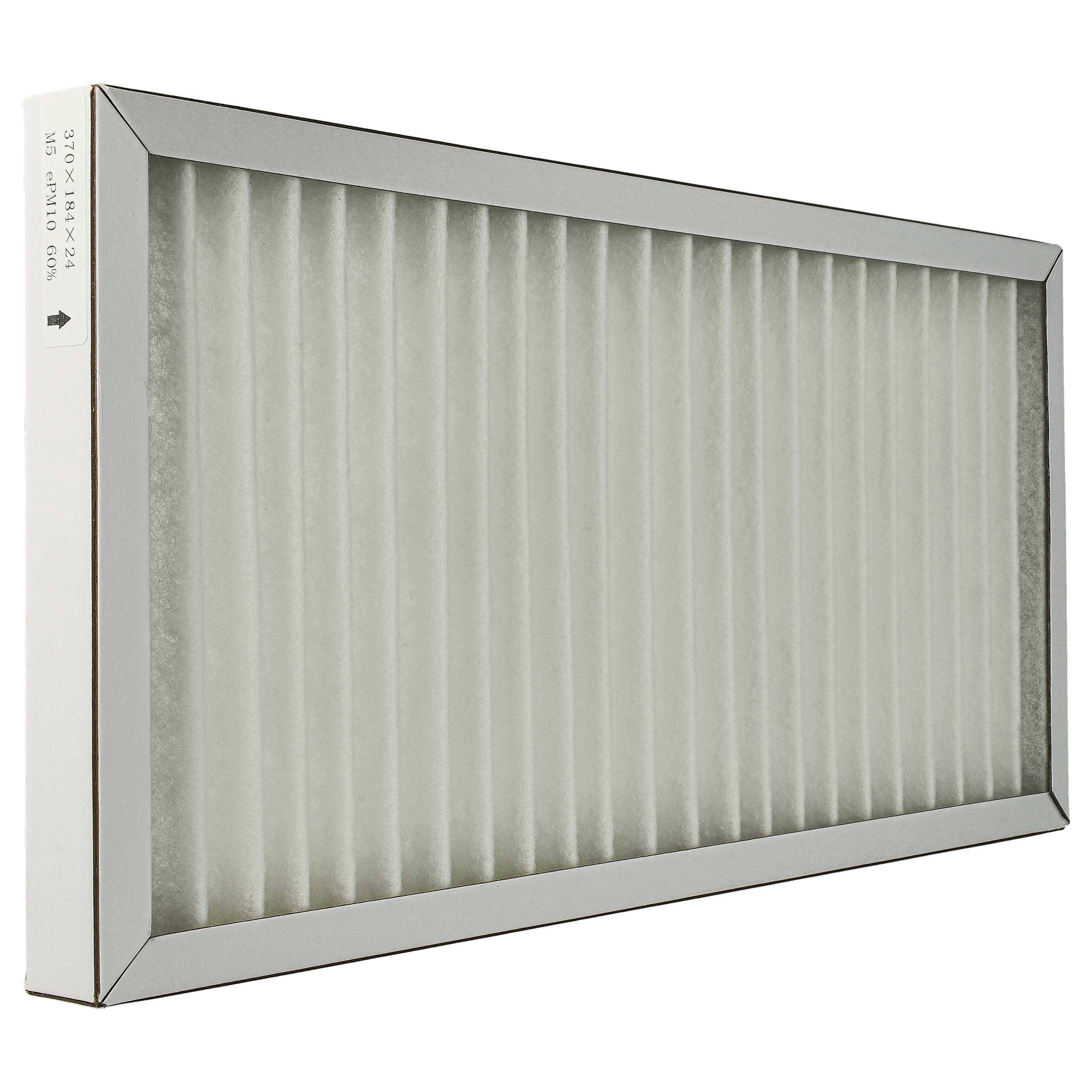 vhbw 2x Luftfilter M5 kompatibel mit Stiebel-Eltron LWZ 5 S Plus | LWZ 5 CS Premium Lüfter, Badlüfter, Ventilator-1