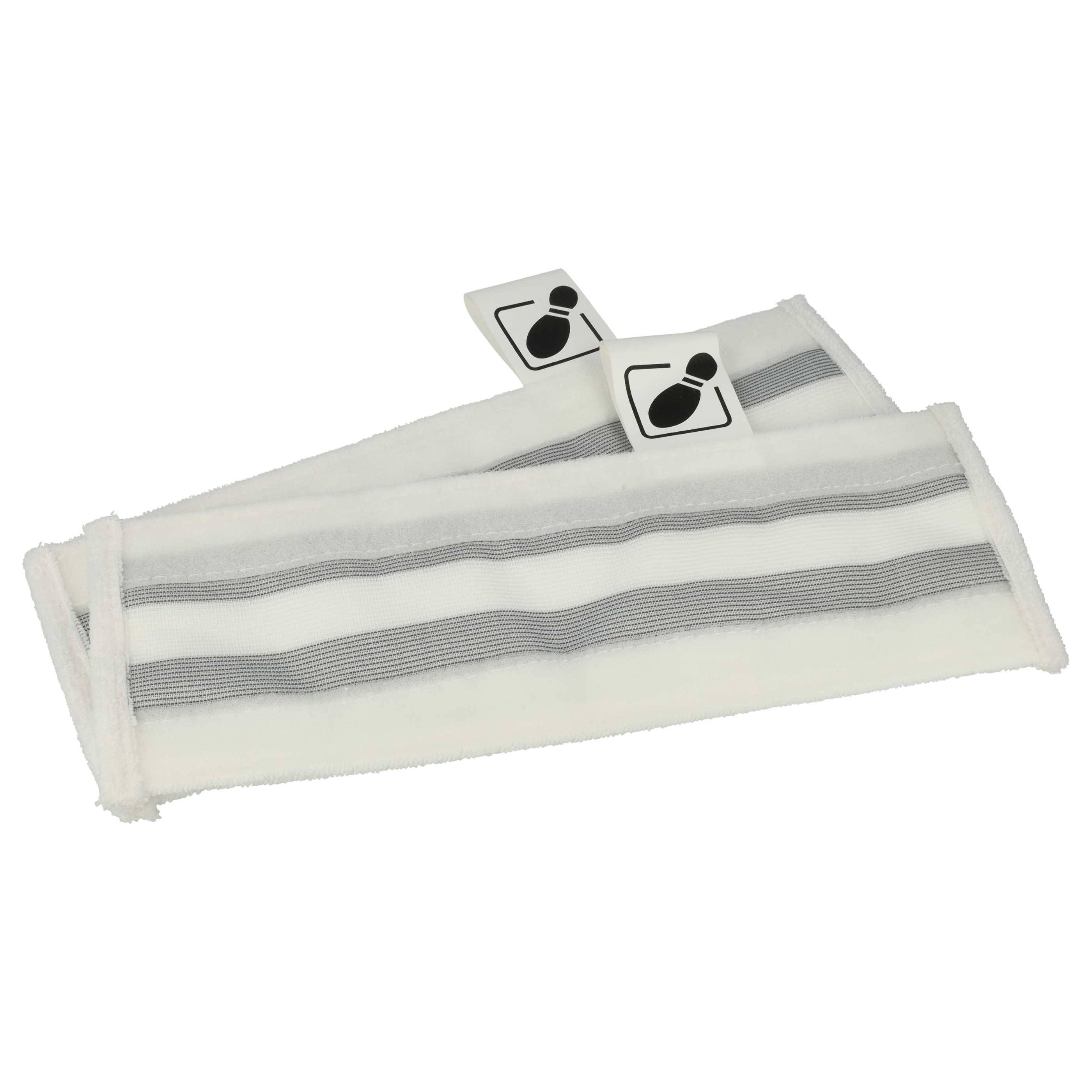 vhbw 4x Wischbezug kompatibel mit Kärcher SC 5 EasyFix | SC 5 EasyFix Iron, SC 4 EasyFix Premium Iron Dampfreiniger --1