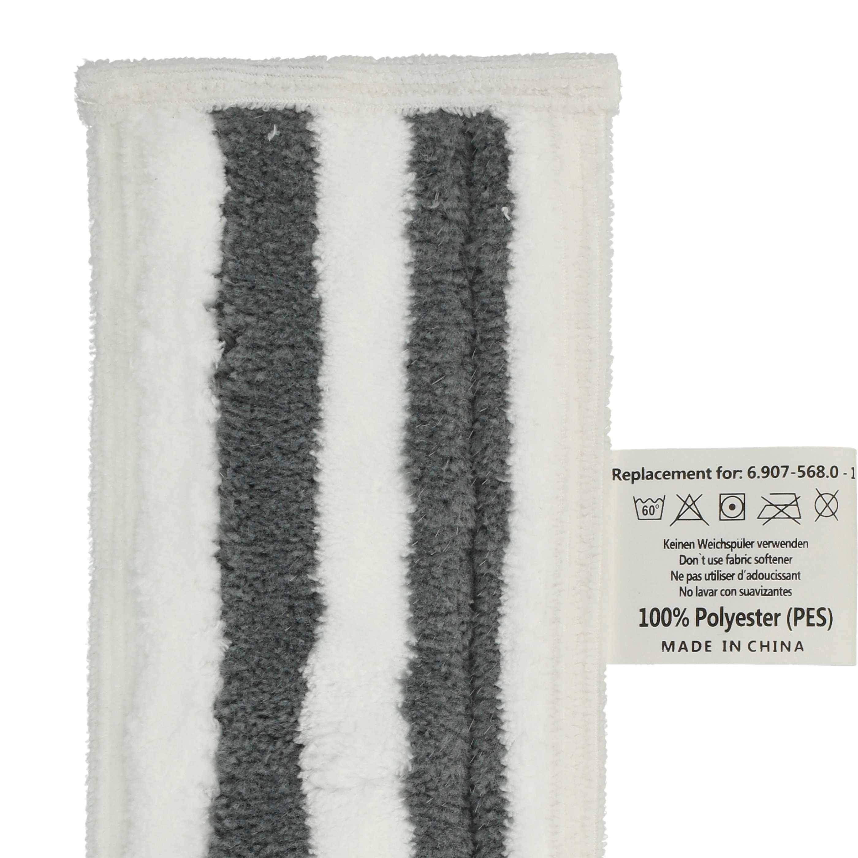 vhbw 4x Wischbezug kompatibel mit Kärcher SC 5 EasyFix Premium | SC 5 EasyFix Premium Iron, SC 6.800 Dampfreiniger --4