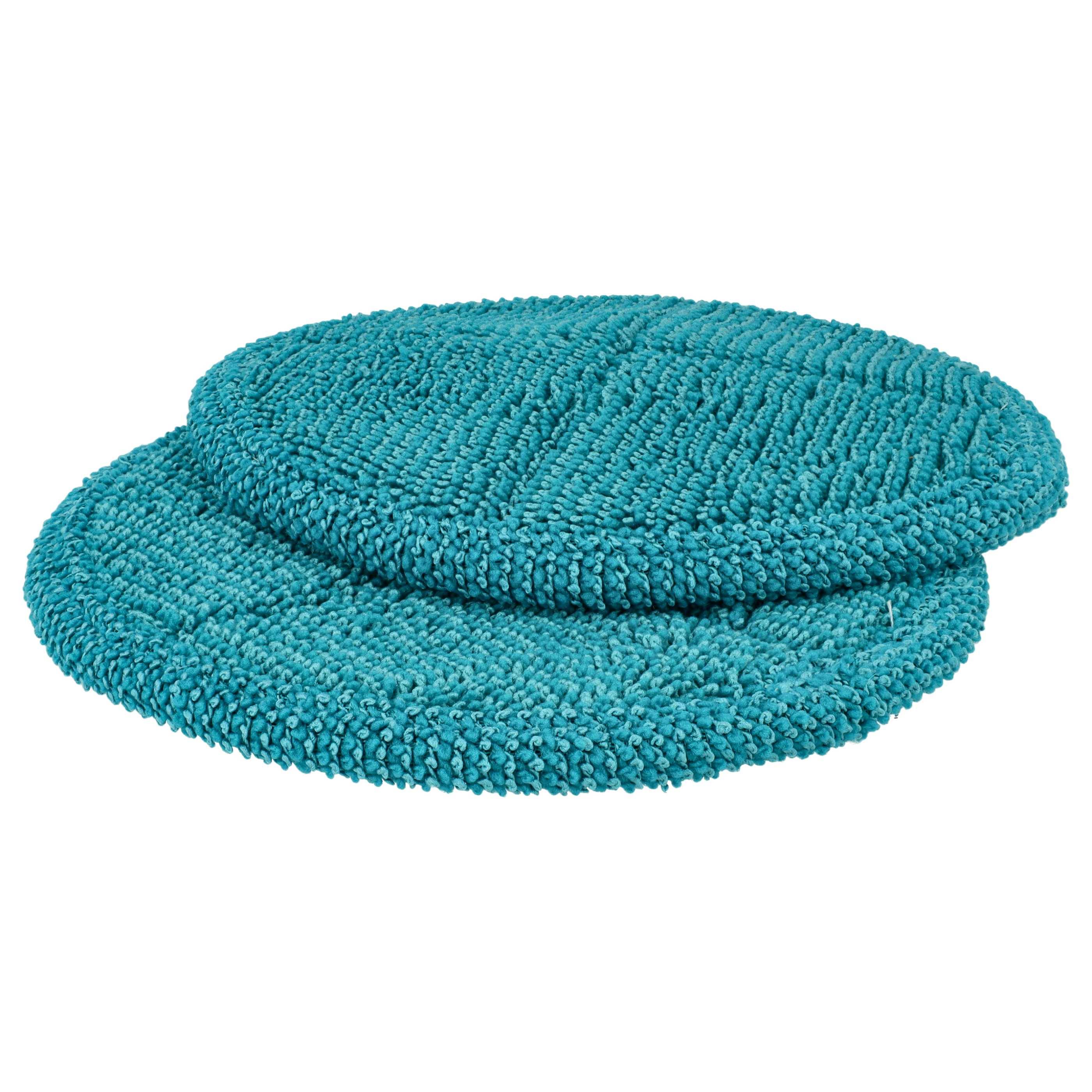 vhbw 4x Wischbezug kompatibel mit Clean Maxx Akku-Spray-Mopp 360 Wischmopp | Ersatzkopf, Polyester / Polyamid türkis-3