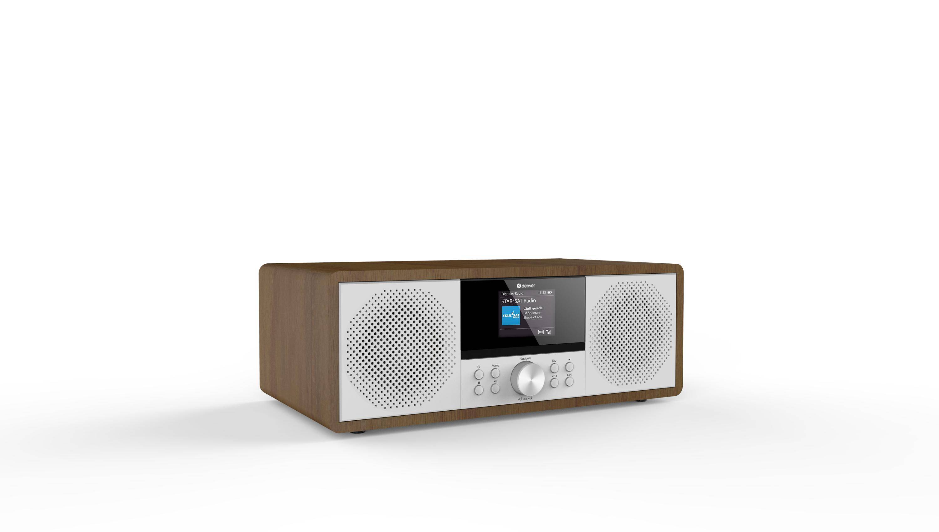 Inter Sales DENVER MIR-270DW - Microsystem - 2 x 10 Watt-3