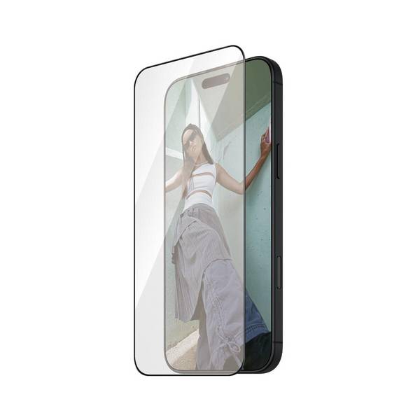 SAFE. by PanzerGlass® Displayschutz Schwarz Rahmen für iPhone 16 Pro - Ultra-Wide Fit