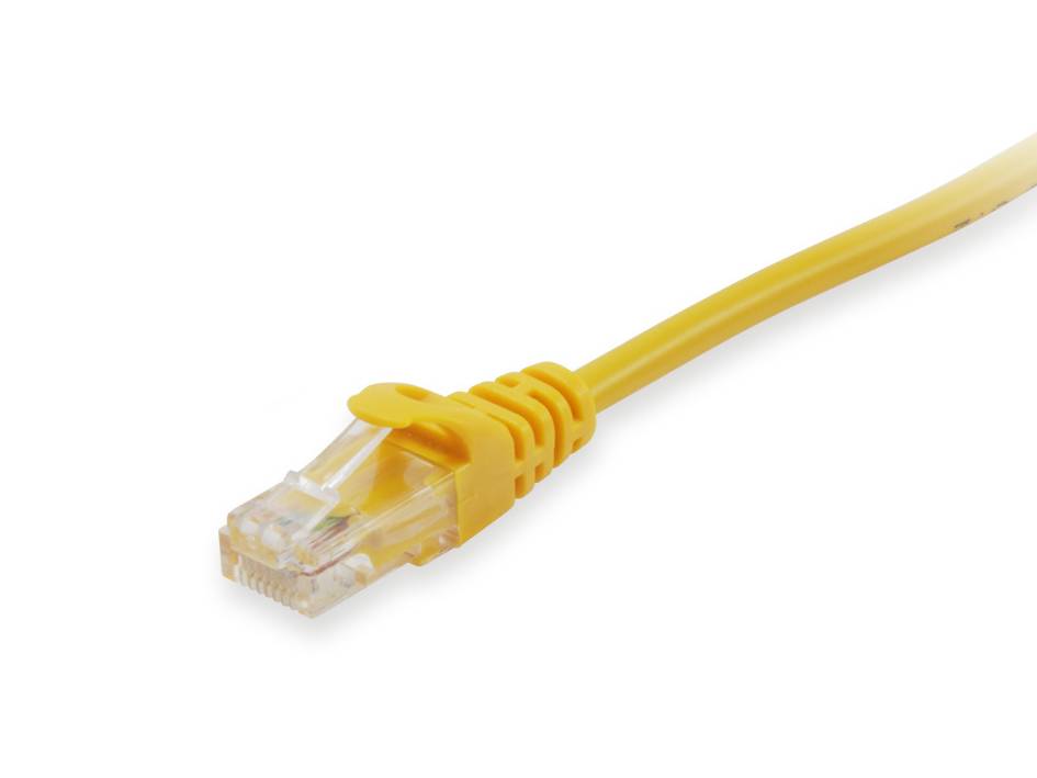 Equip Patchkabel Cat6 U/UTP 2xRJ45 15.00m gelb PVC Polybeutel Kabel RJ45 Cat.6-0