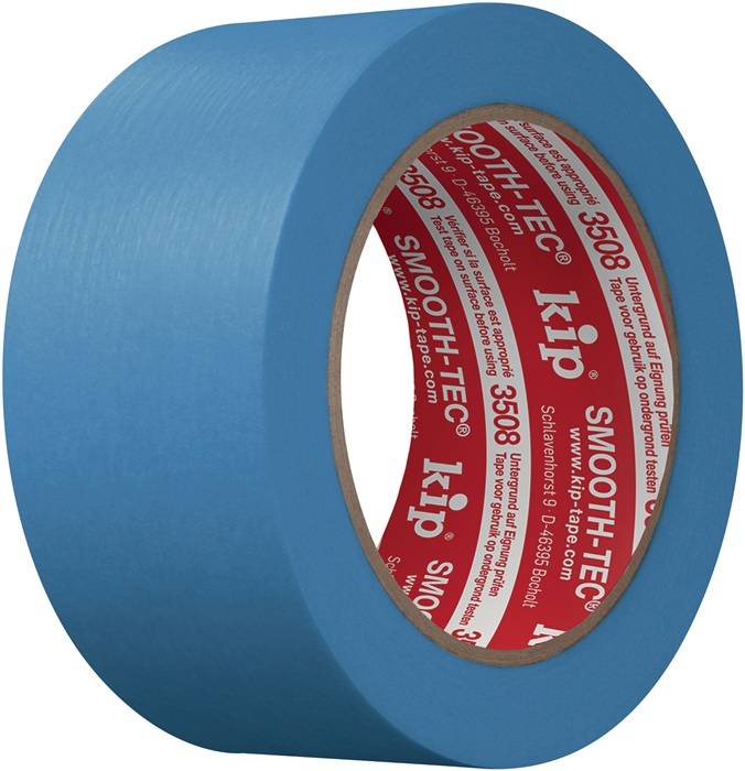Glattkreppband 3508 SMOOTH-TEC® glatt blau L.50m B.48mm KIP-0