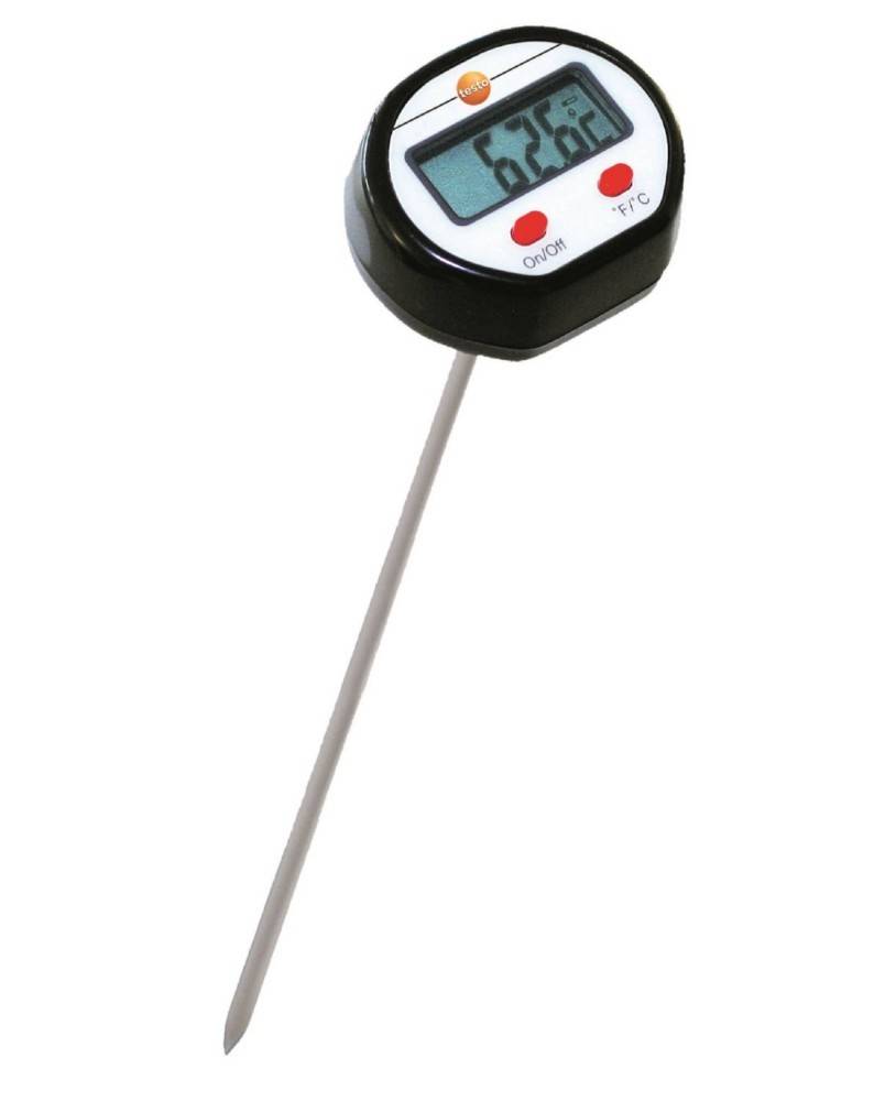 Testo Mini Einstech-Thermometer mit Einstechfühler 0560 1111-0