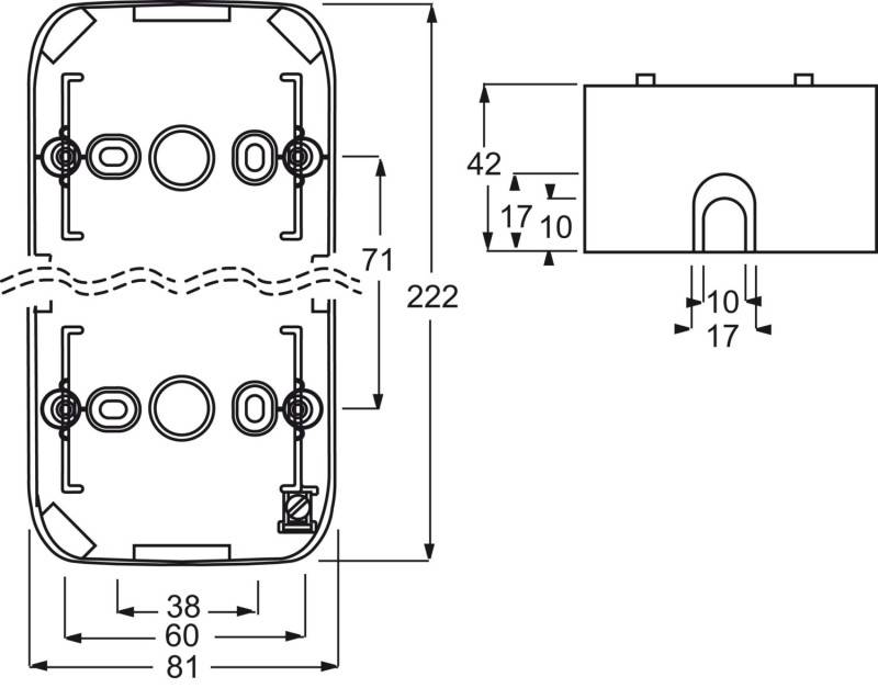 BUSCH GEHAEUSE 3-FACH WEISS 2CKA001799A0477-1