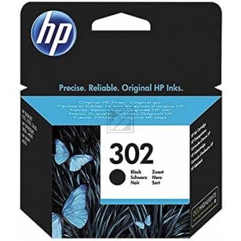 HP 302 - 3.5 ml - Schwarz - Original - Tintenpatrone - für Deskjet 11XX, 21XX, 36XX, Envy 451X, 452X, Officejet 38XX, 46-2