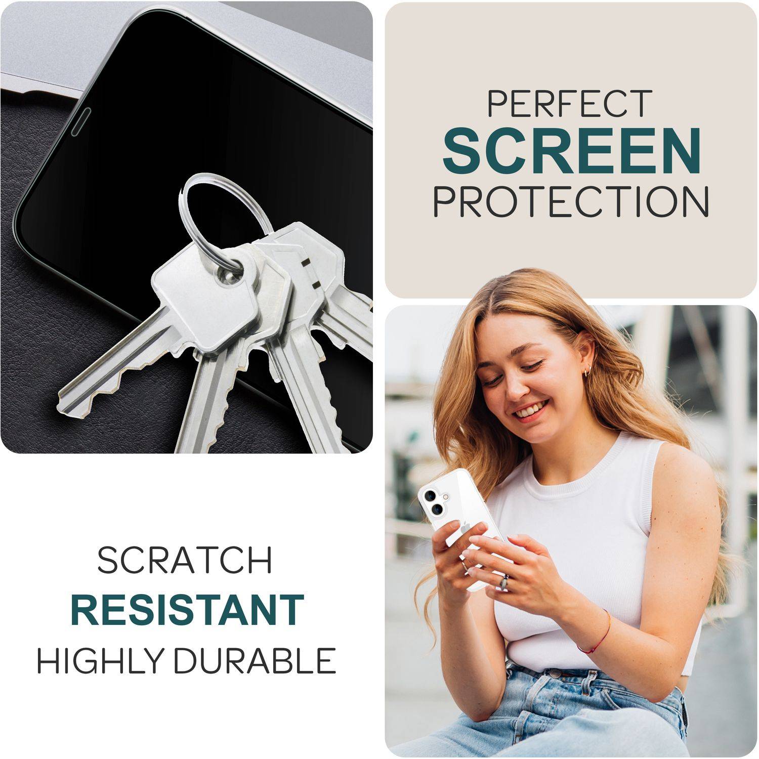 NALIA Set [3-in-1] 2x Schutzglas & 1x Montage Rahmen für iPhone 16, Klar Transparenter Displayschutz Gehärtete Glasfolie-4