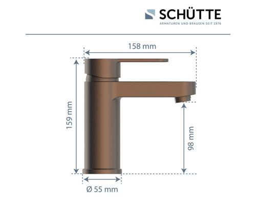 SCHÜTTE Waschtischarmatur ELEPHANT kupfer matt 34213-3