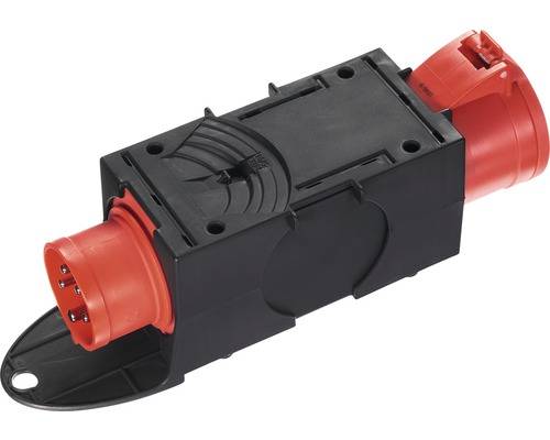 CEE-Adapter Übergangs-Steckvorrichtung PCE 16A/32A IP44 5-polig schwarz/grau-0
