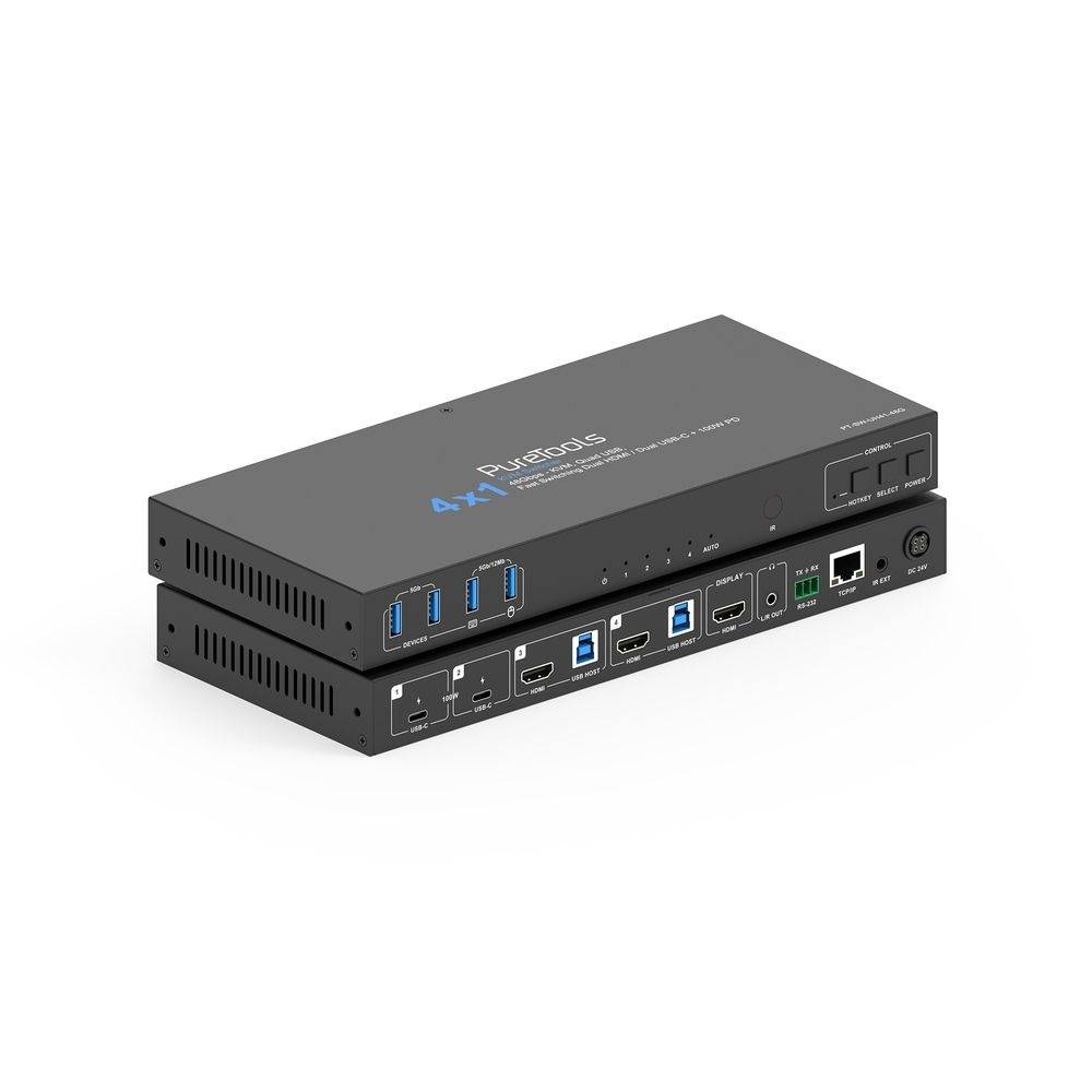 4x1 USB-C / HDMI 48G Collaboration Switcher-2