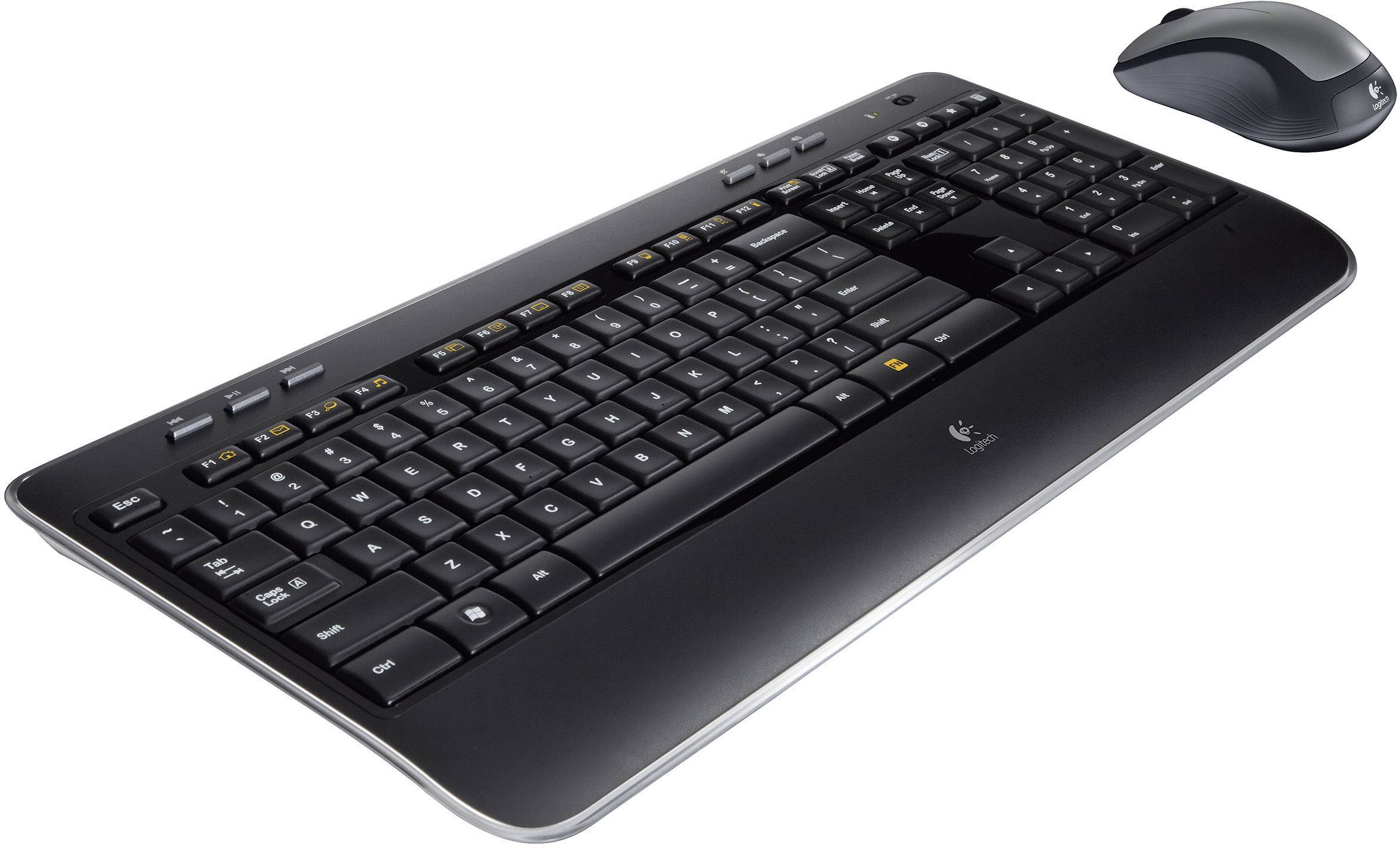 TECURS Tastiera Da Gioco Wireless QWERTZ Silenziosa Illuminata Ergonomica Impermeabile Tastiera LED 2,4 GHz Per Windows/Mac/PS4/Xbox Con Tasti Multimediali, Colore Nero - Foto 3