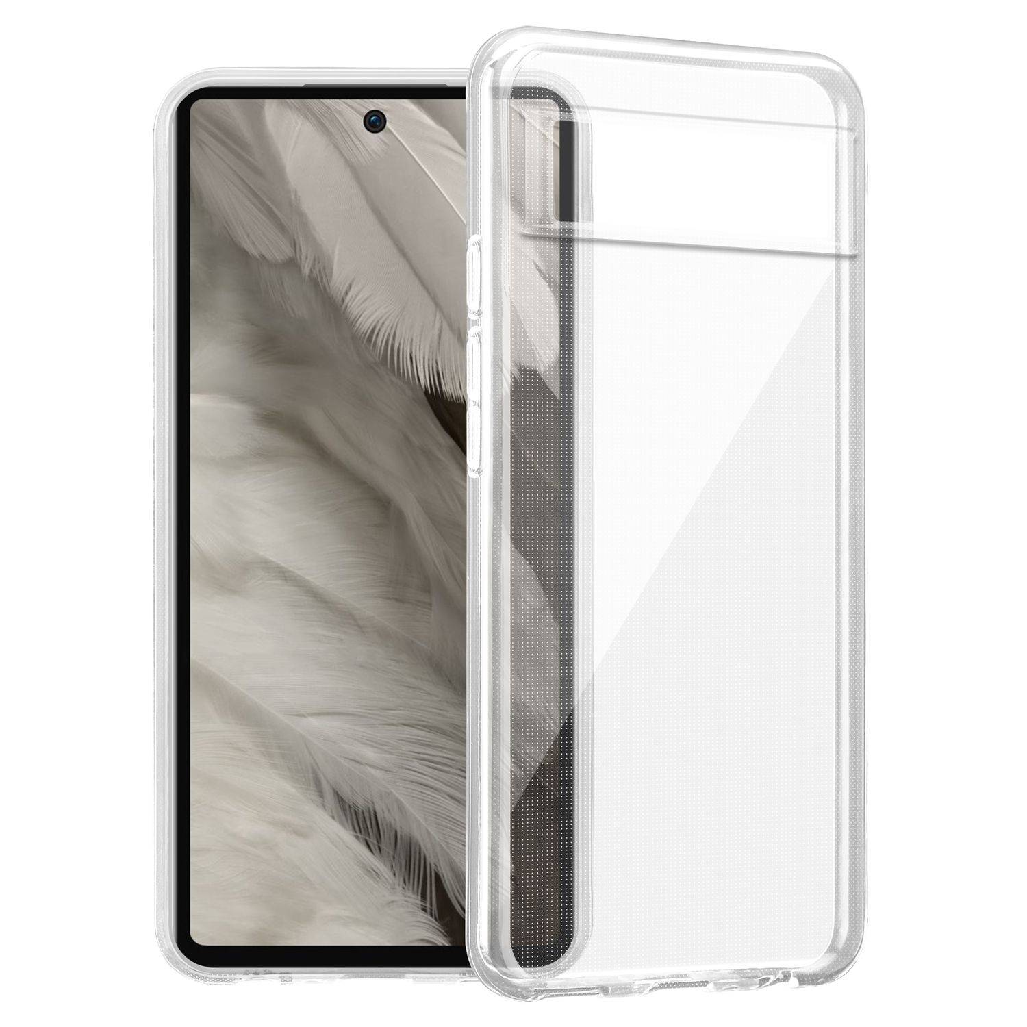 Cadorabo Hülle für Google Pixel 7A Schutz Hülle in Transparent Schutzhülle TPU Silikon Cover Etui Case-0
