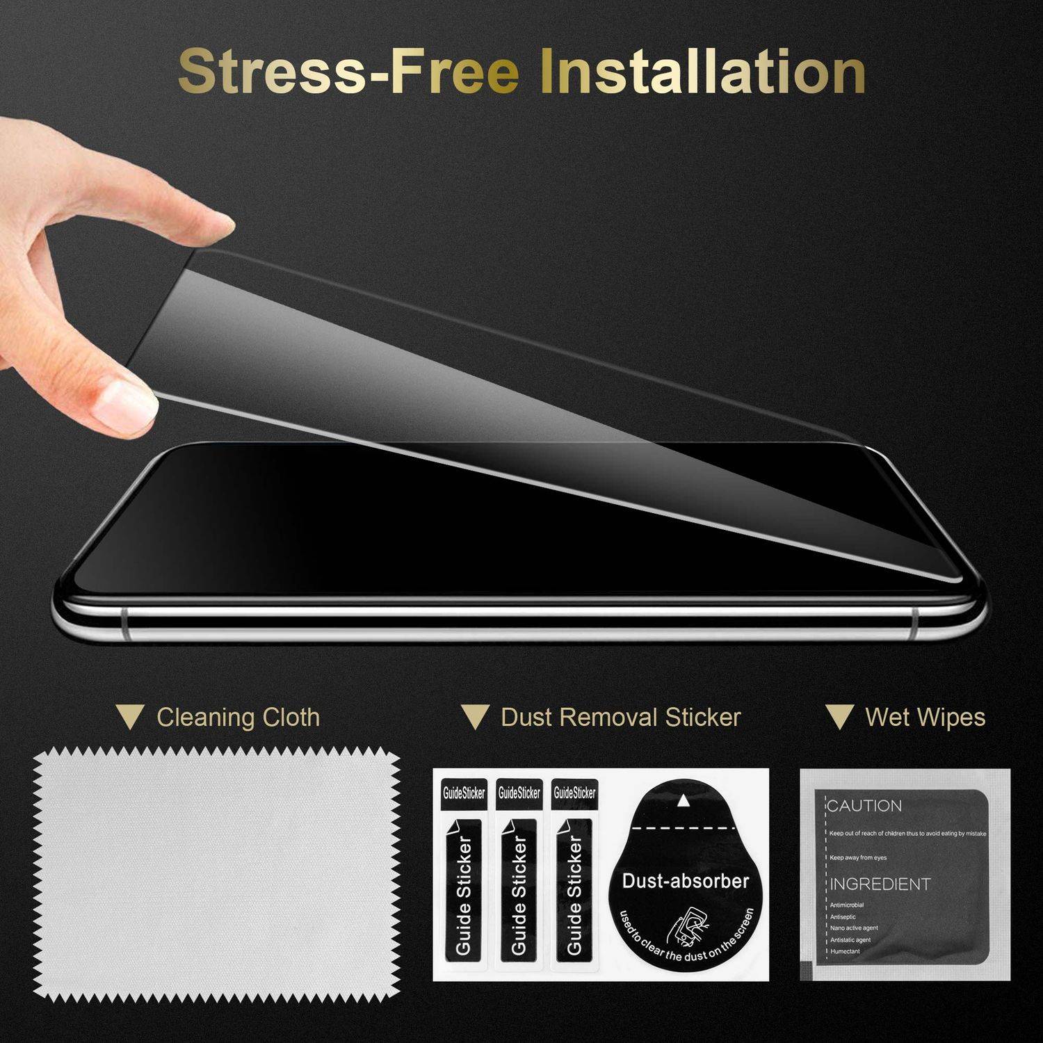 Cadorabo 3x Panzer Folie für Apple iPhone 16 Schutzfolie in Transparent Folie Tempered Display-Schutzglas-3