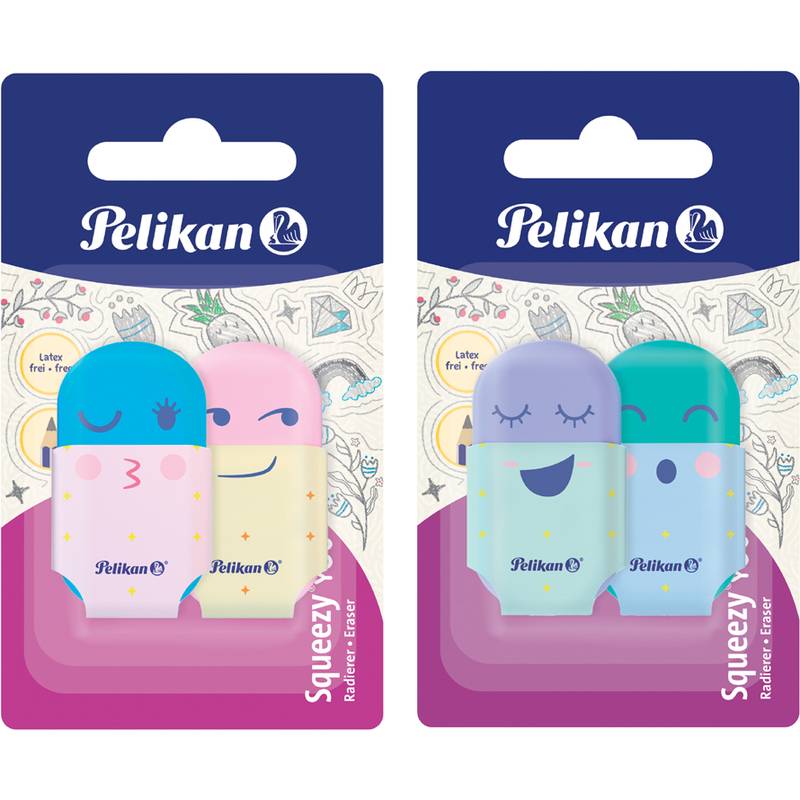 Pelikan Kunststoff-Radierer Squeezy You, Blisterkarte-0