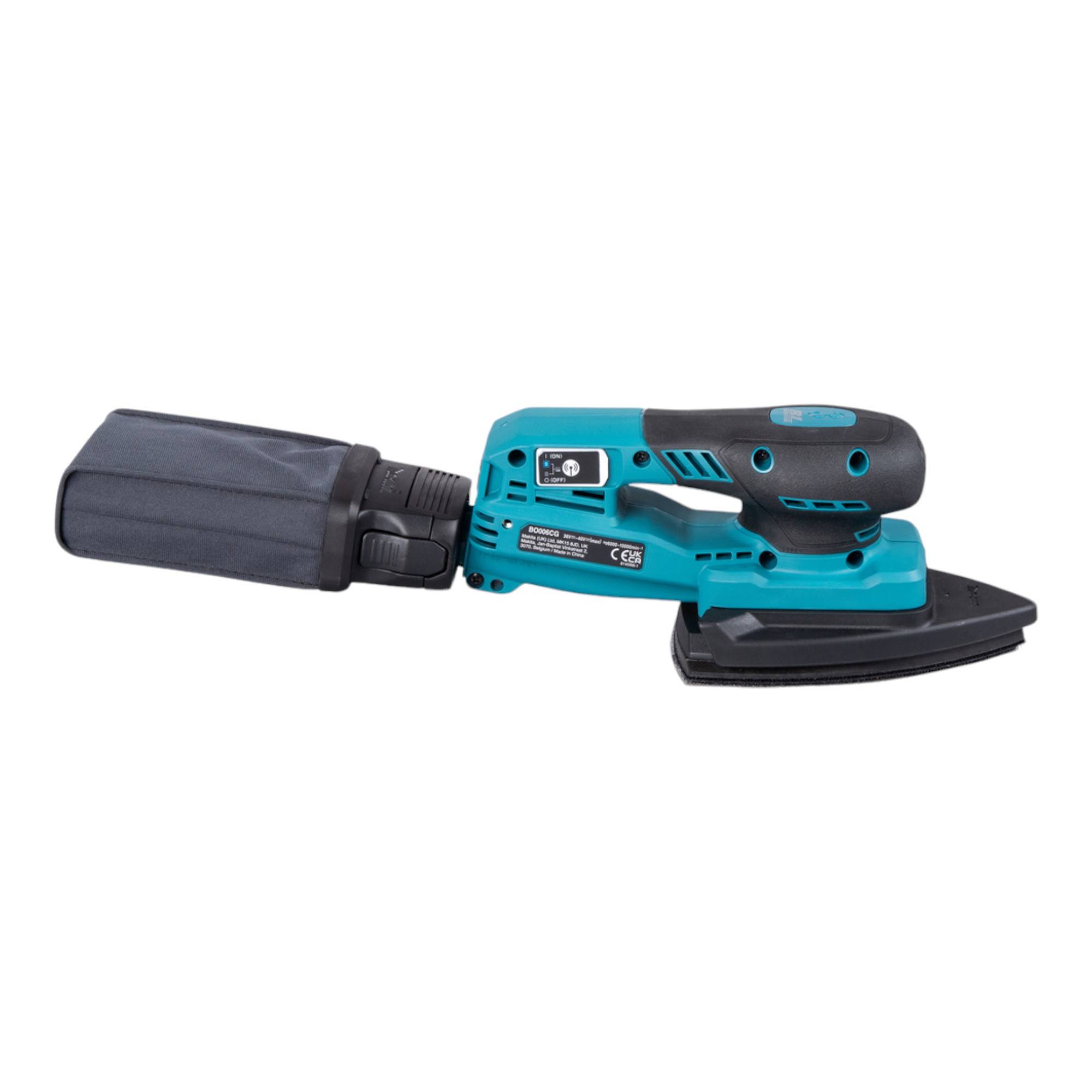 Makita BO 006 CGZ01 Akku Deltaschleifer 40 V max. 100 x 150 mm 3,0 mm Hub Brushless + Makpac - ohne Akku, ohne Ladegerät-3