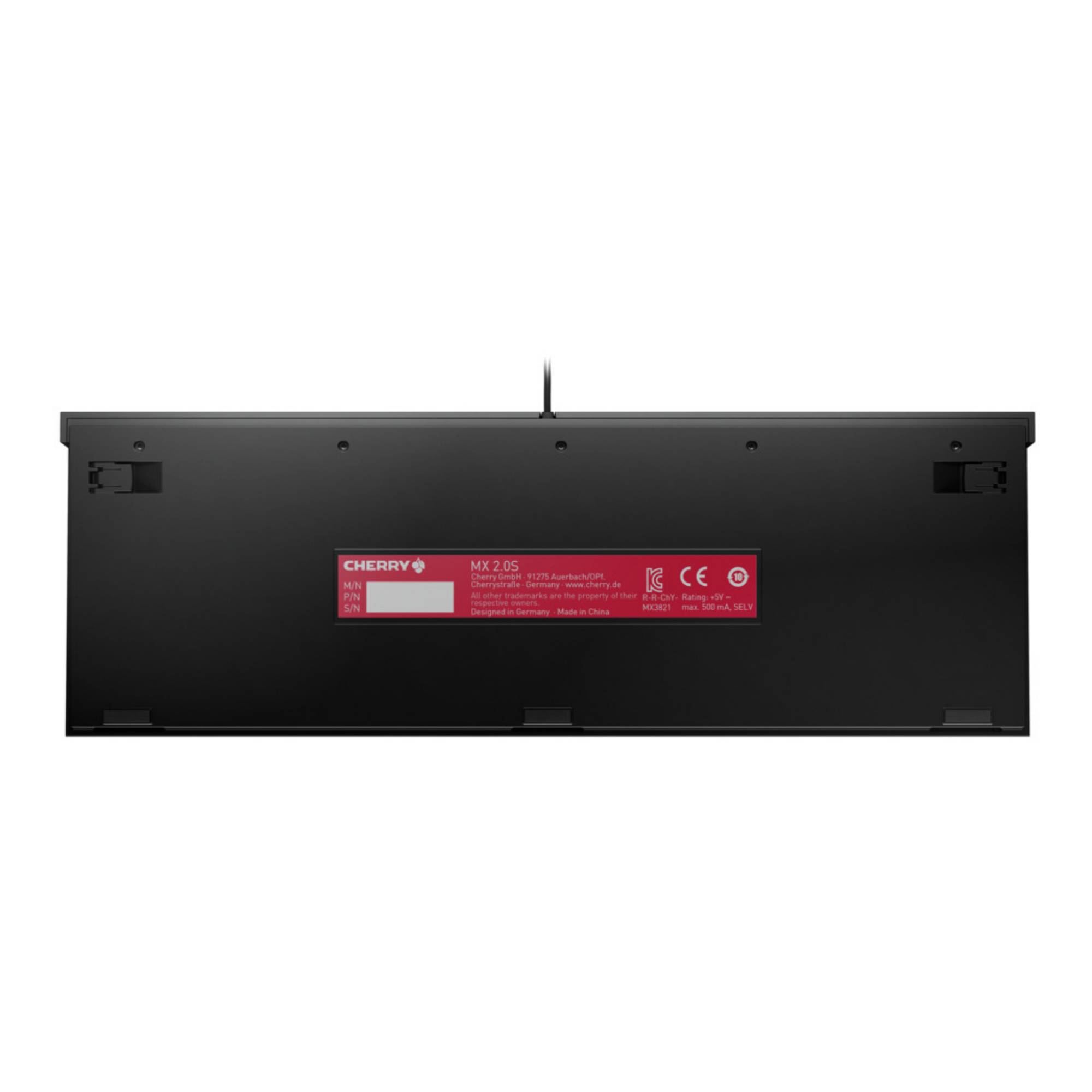 Cherry MX 2.0S - Tastatur - 100% - full size - TL: Deutsch, QWERTZ-2