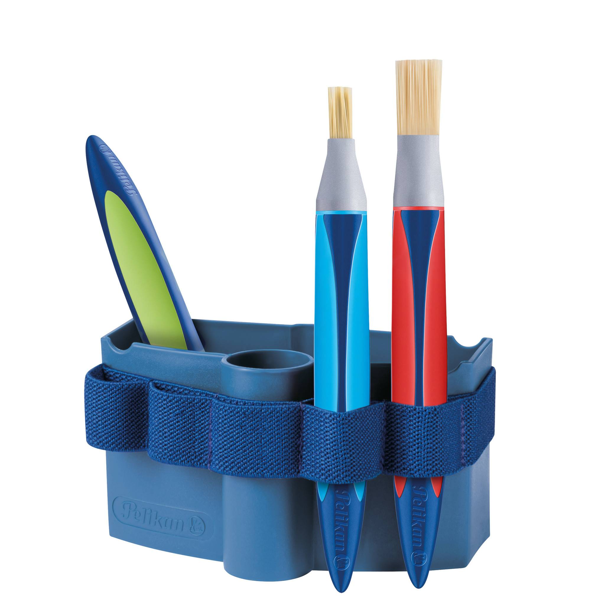 Pelikan Wasserbox eco mit Pinselhalter, Blau, Kunststoff, Deutschland, Box, 1 Stück(e)-1