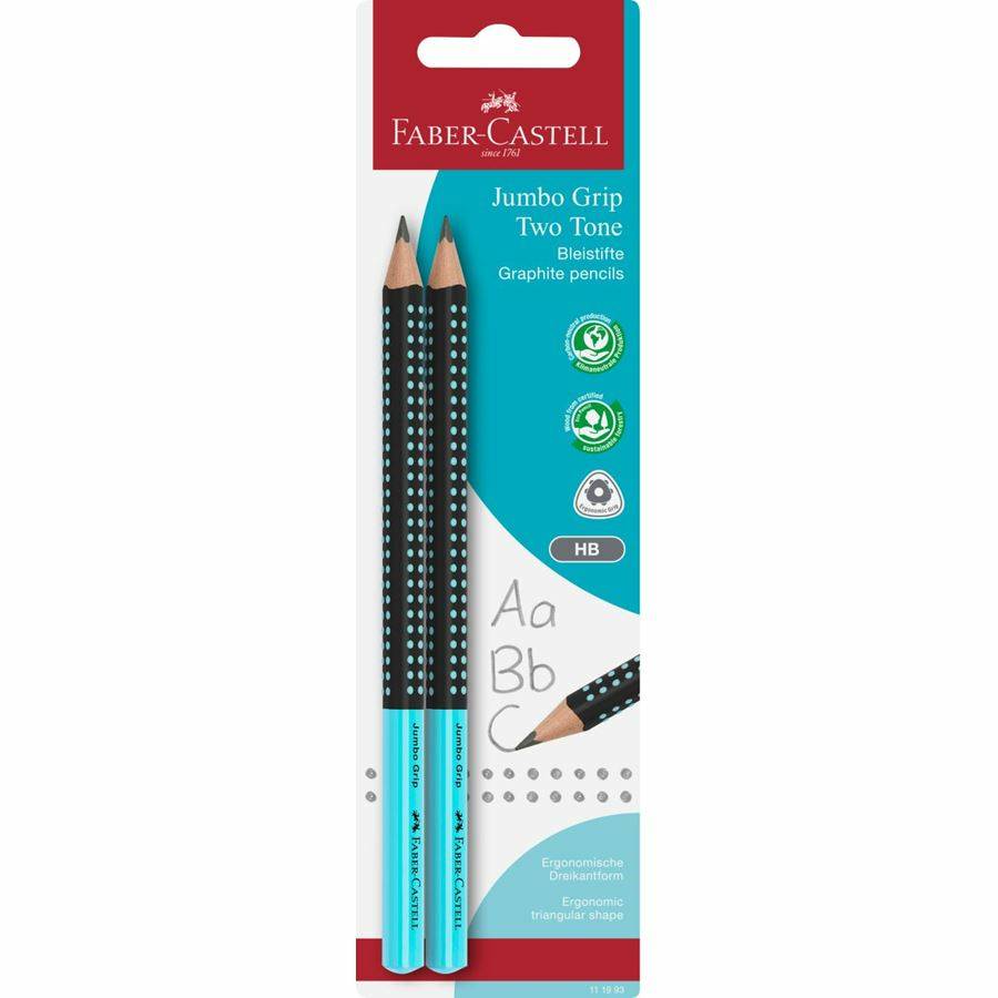 FABER-CASTELL - Bleistift Jumbo Grip Two Tone 2xBS BK-3
