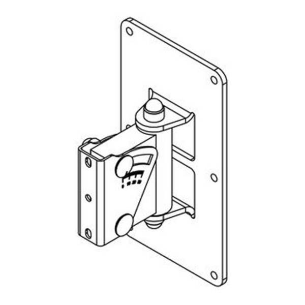 NEXO VNI-WM02-OU - Wandhalterung für Außenbereiche passend für Lautsprecher (max. 25,0 kg | 0 - 30°) - in schwarz