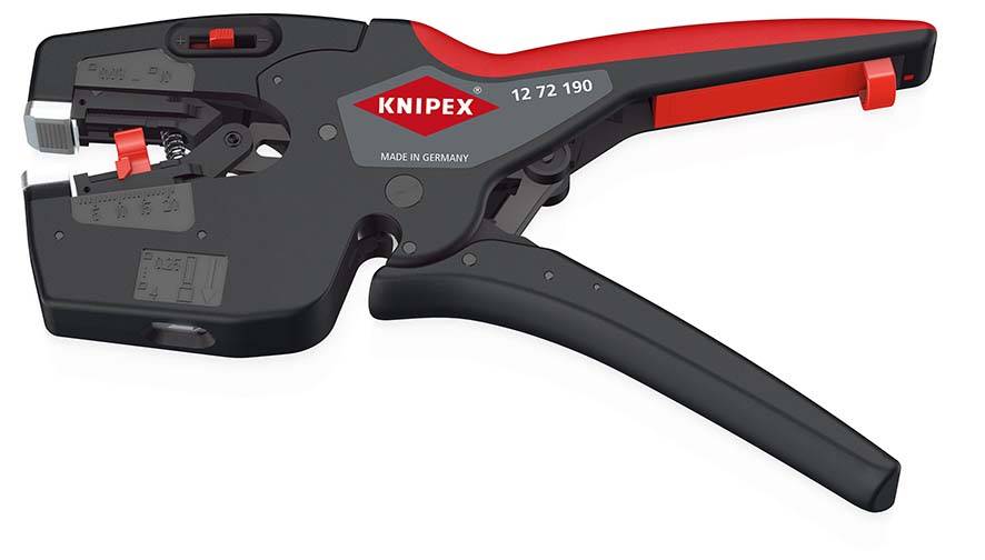KNIPEX 12 72 190 SB NexStrip Elektriker-Multiwerkzeug mit rutschhemmenden Kunststoff-Hüllen 190 mm-3