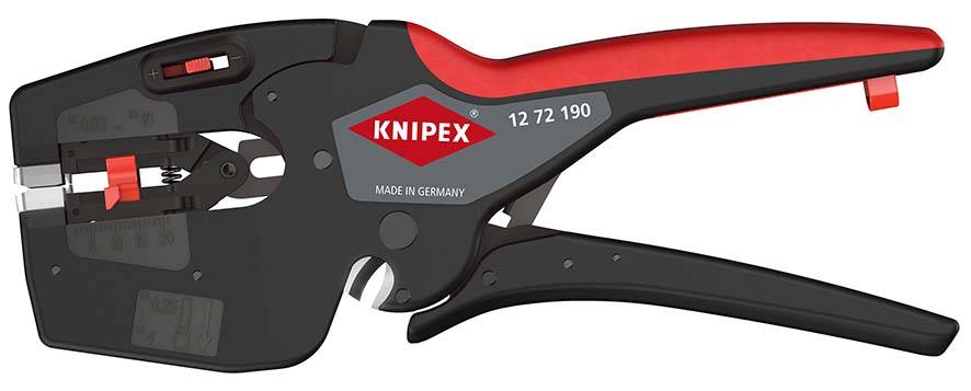 KNIPEX 12 72 190 SB NexStrip Elektriker-Multiwerkzeug mit rutschhemmenden Kunststoff-Hüllen 190 mm-4