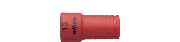 Steckschlüsseleinsatz 6-kant 1/4" 13mm VDE Wiha - Artikel: 4010995430986