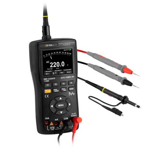 Thumbnail - PCE Instruments Multimeter PCE-OC 15 TRMS Spannung Strom Frequenz Widerstand Temperatur Kapazität Diodentest IP20