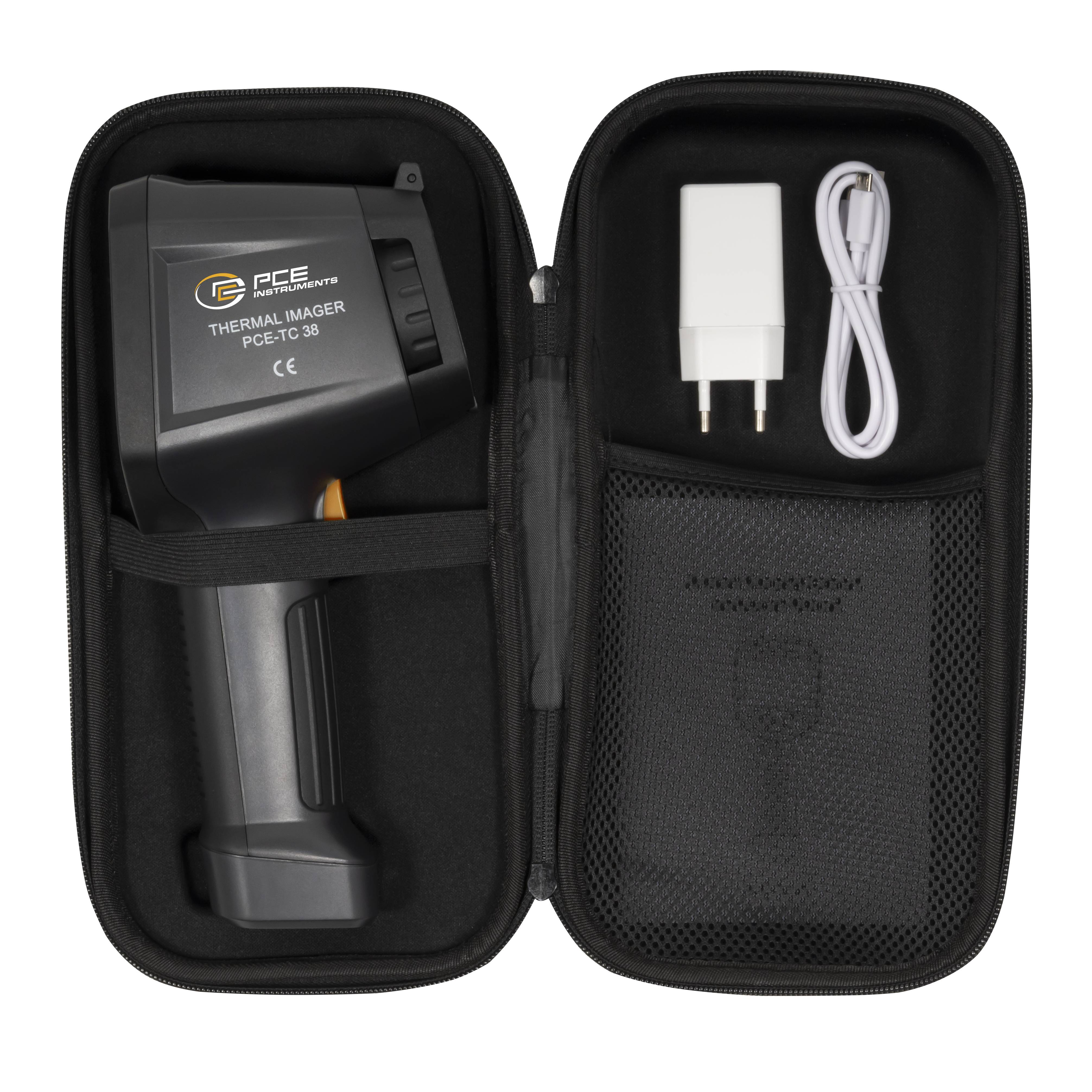 PCE Instruments Wärmebildkamera PCE-TC 38 |-20..550°C |Auflösung 0,1°C |384x288 px |Bildwiederholungsrate 25Hz |WiFi-6