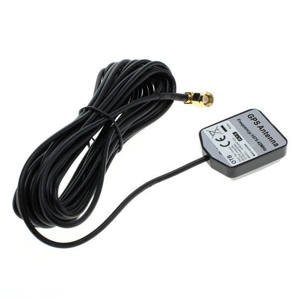 OTB GPS Antenne mit SMA Anschluss und Magnetfuß 90 Grad Winkel-Stecker - 5,0m Kabellänge-0
